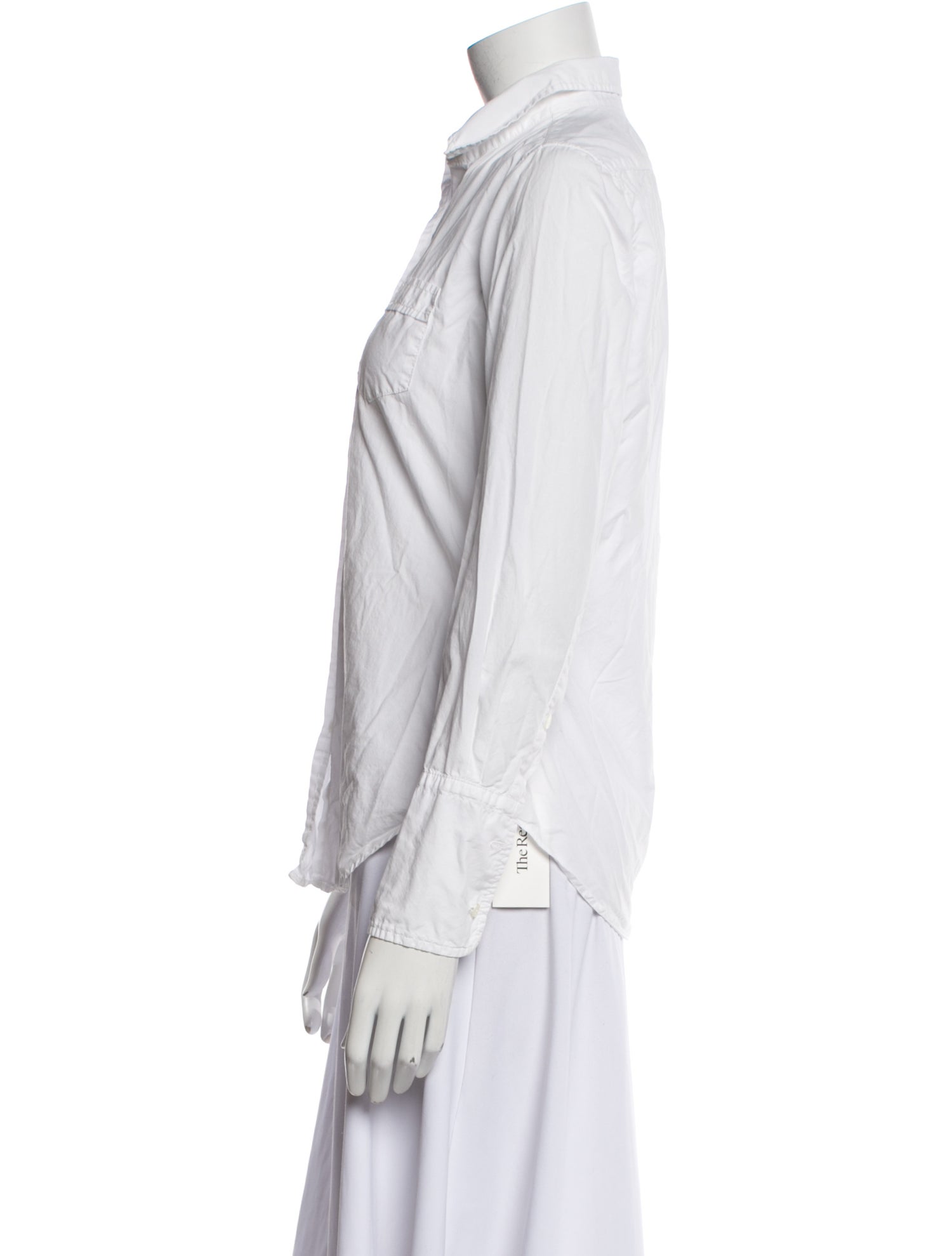 Nili Lotan Long Sleeve Button-Up Top