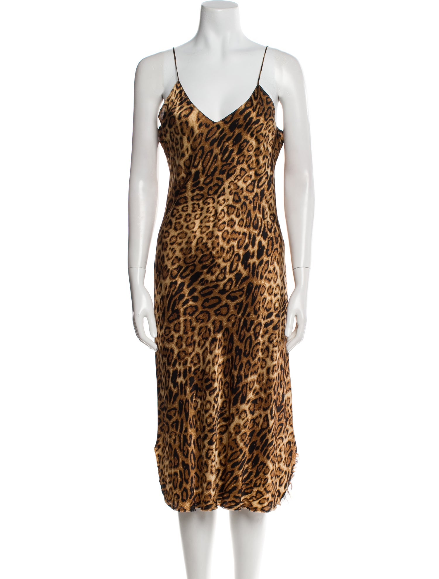 Nili Lotan Silk Midi Length Dress