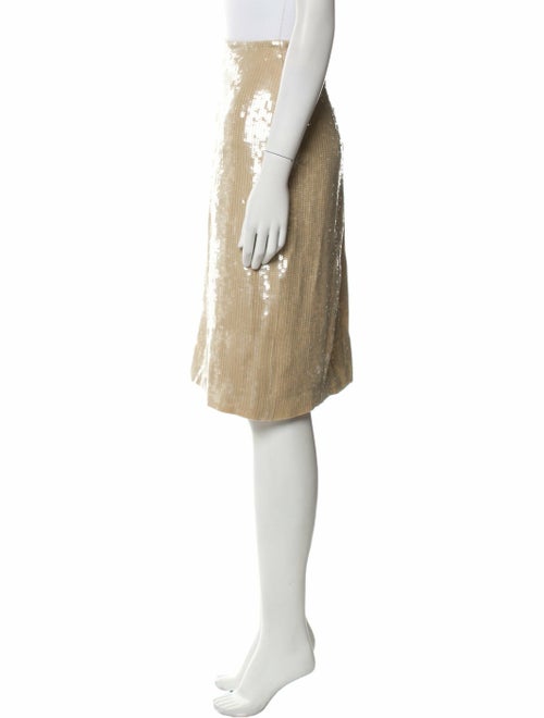 Nili Lotan Sequin Embellishments Knee-Length Skirt