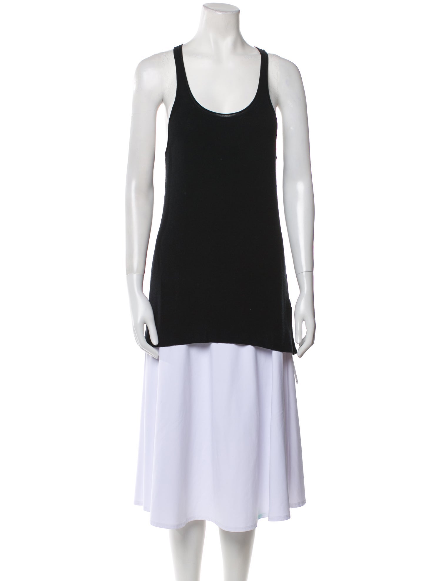 Nili Lotan Scoop Neck Sleeveless Top