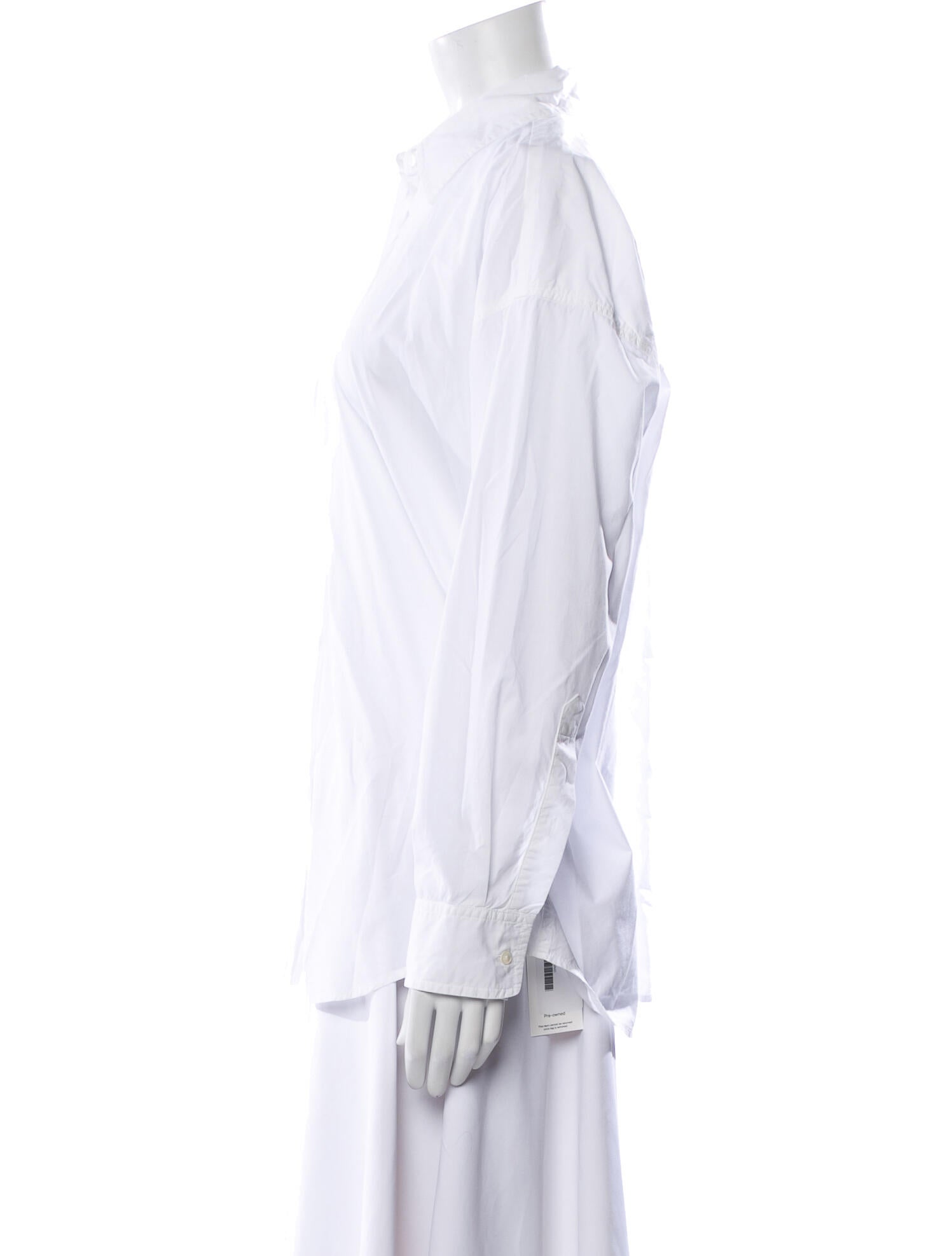 Nili Lotan Long Sleeve Button-Up Top