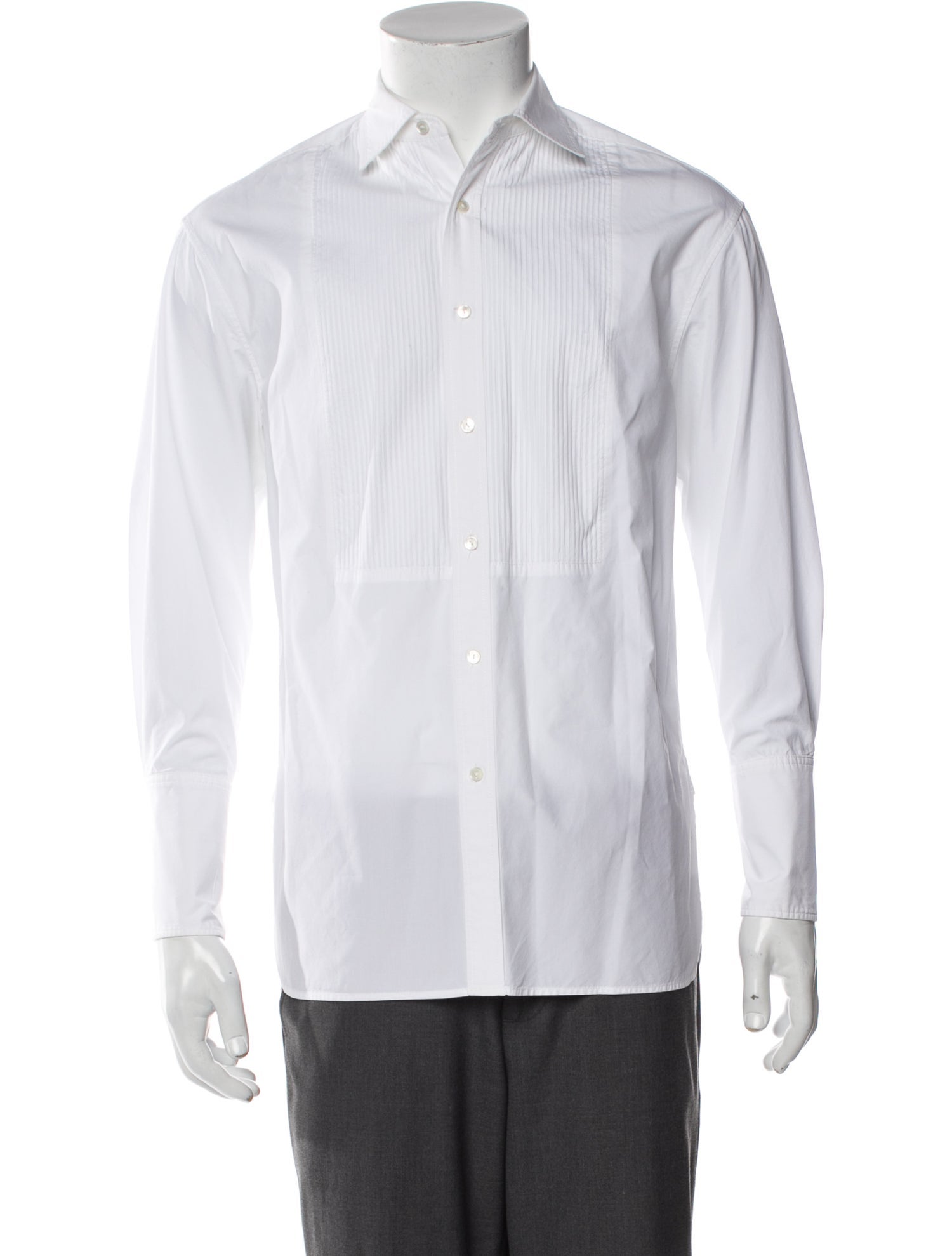 Nili Lotan Long Sleeve Tuxedo Shirt