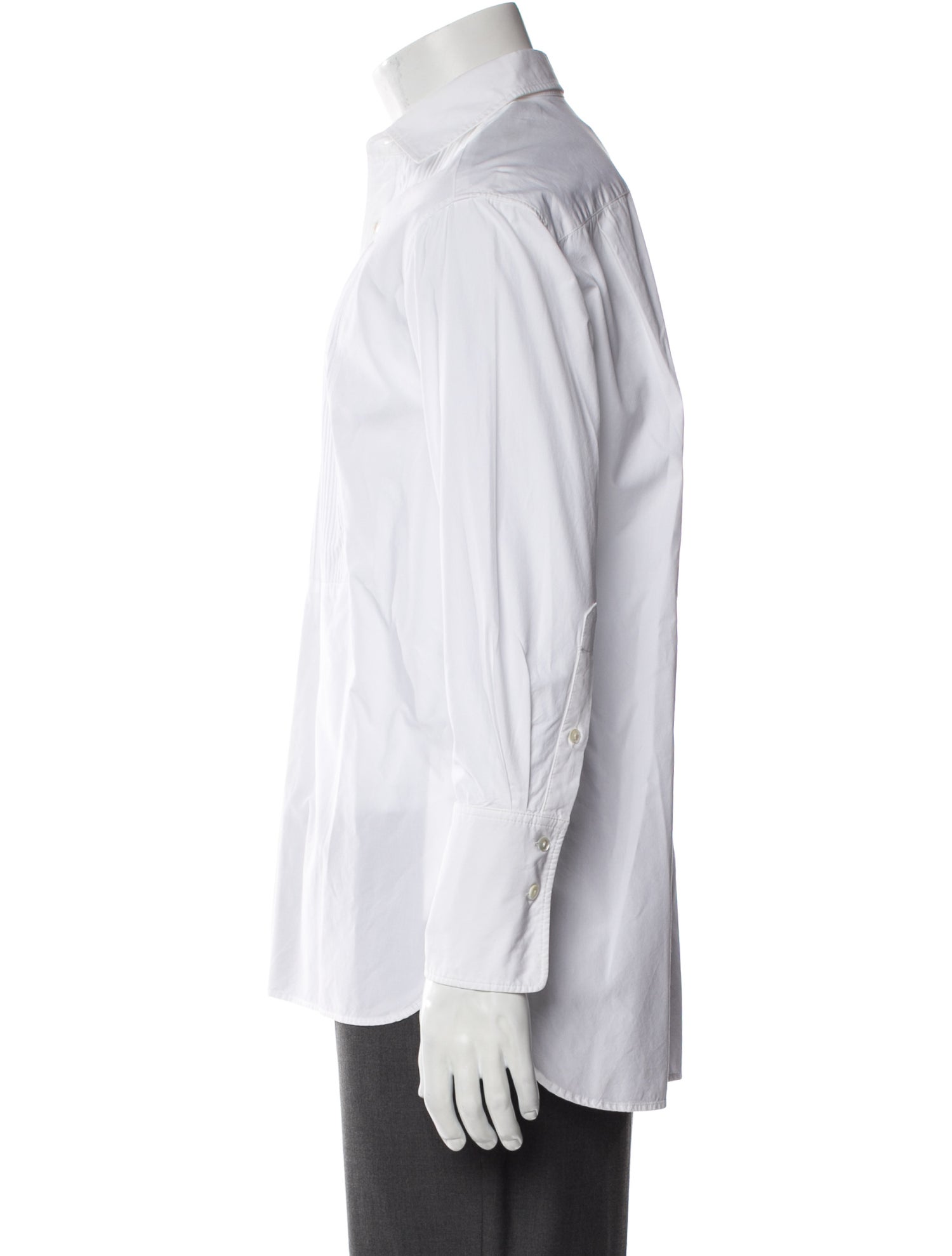 Nili Lotan Long Sleeve Tuxedo Shirt