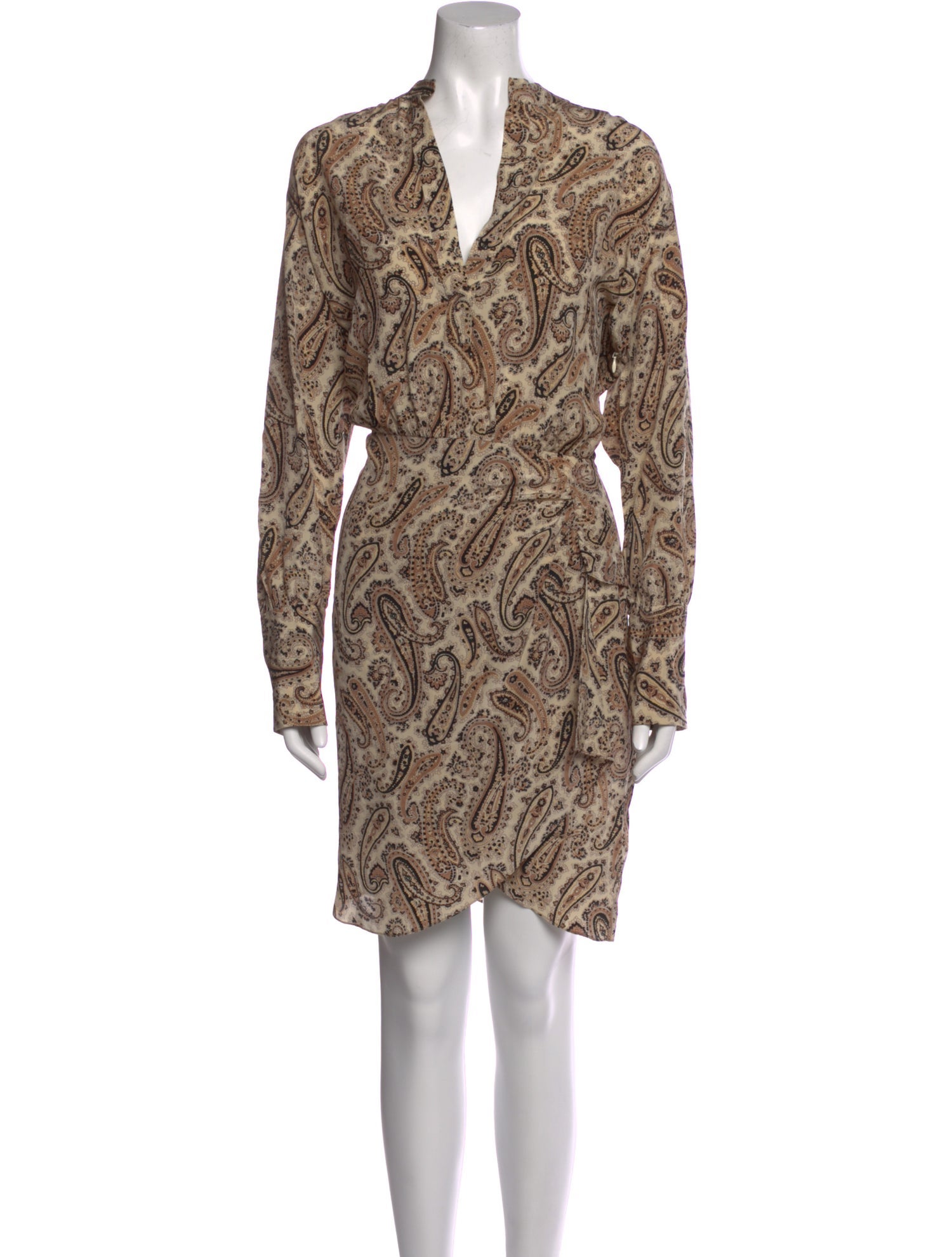 Nili Lotan Silk Midi Length Dress