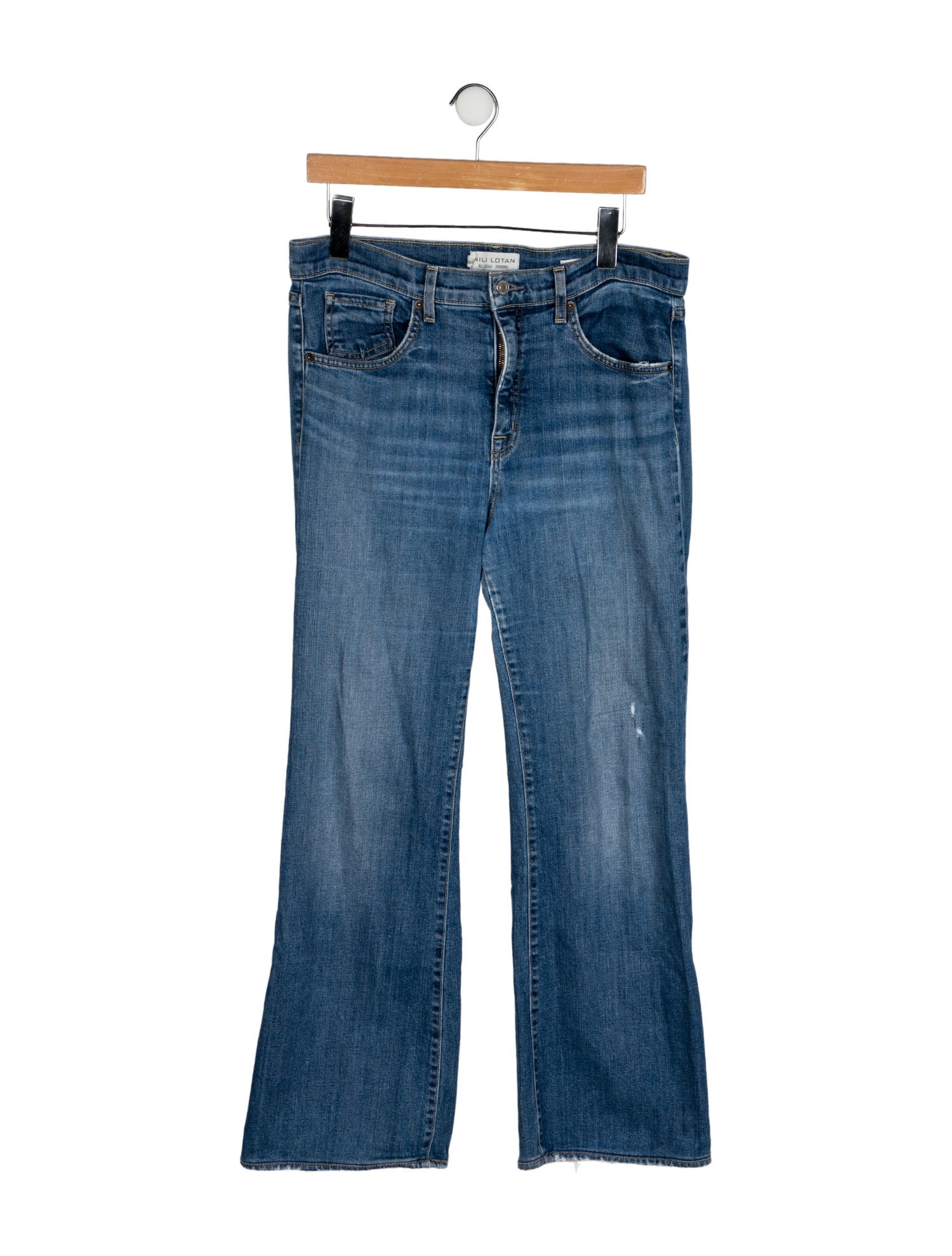 Nili Lotan High-Rise Wide Leg Jeans