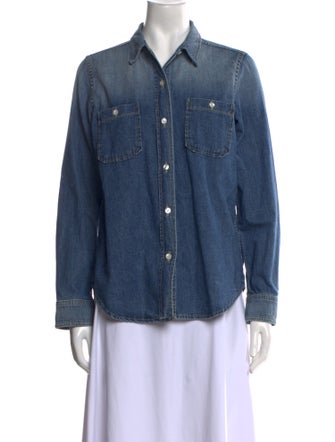 Nili Lotan Long Sleeve Button-Up Top