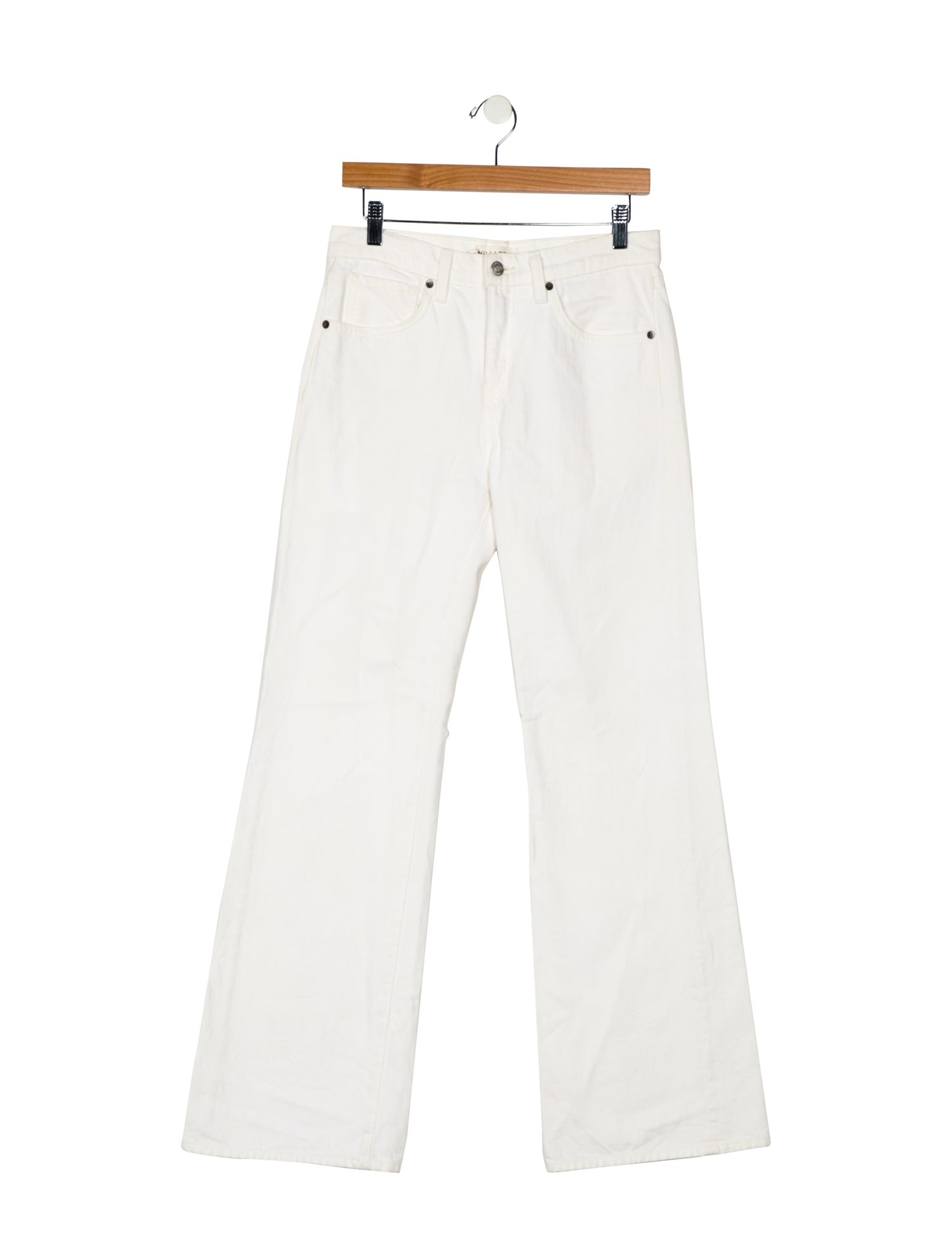 Nili Lotan High-Rise Wide Leg Jeans