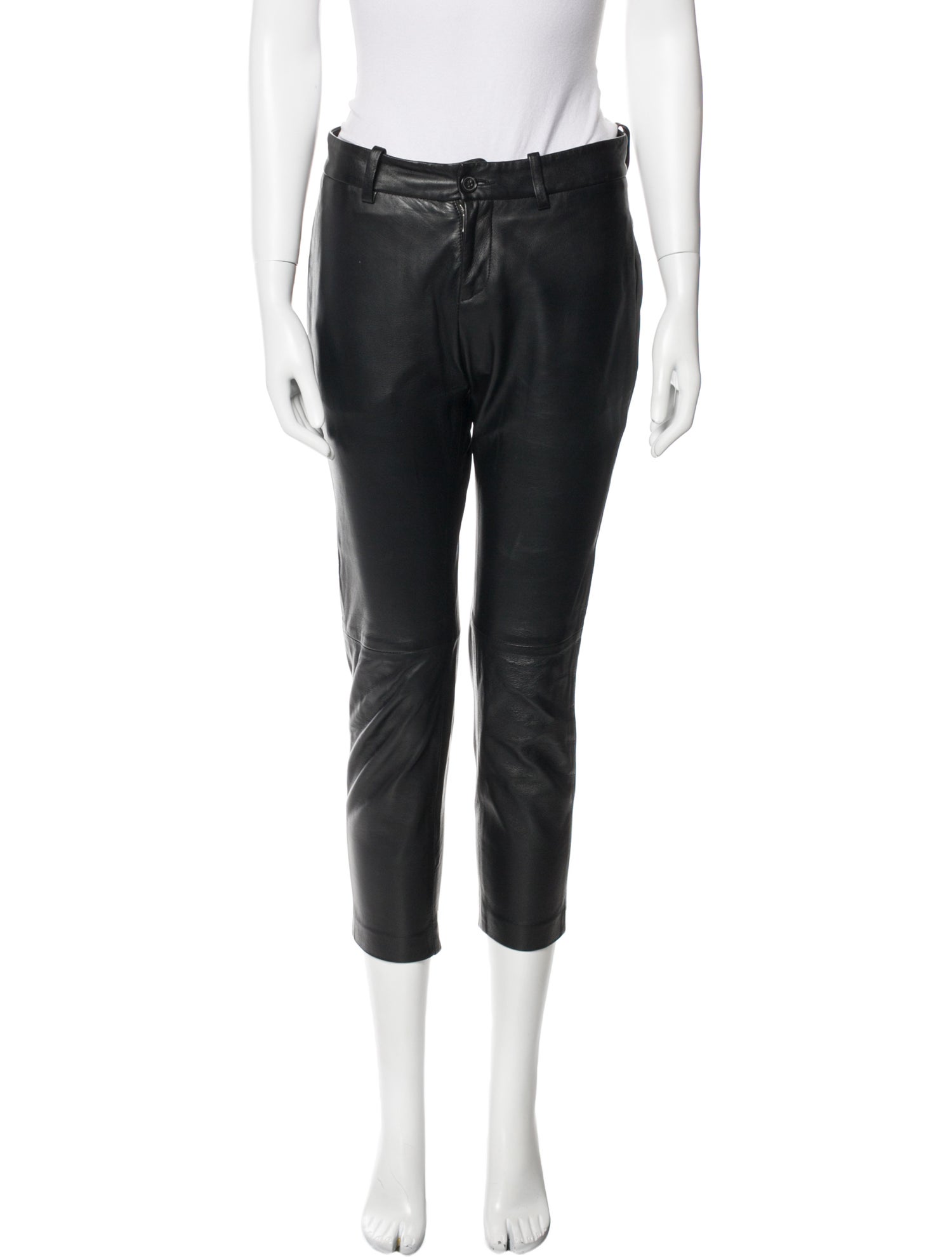 Nili Lotan Leather Skinny Leg Pants