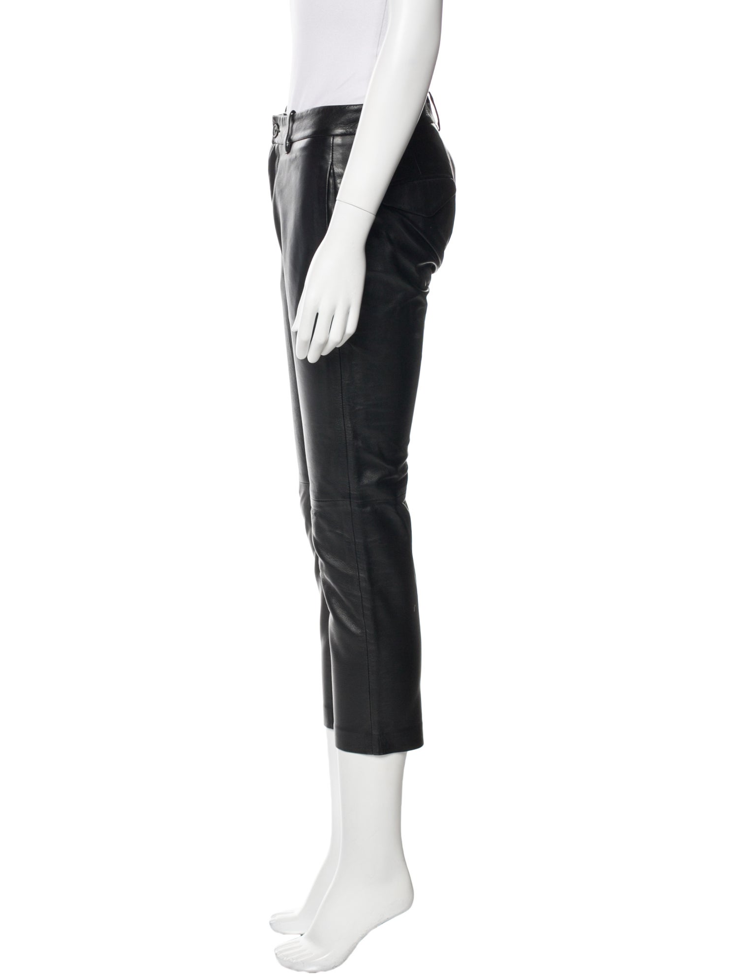 Nili Lotan Leather Skinny Leg Pants