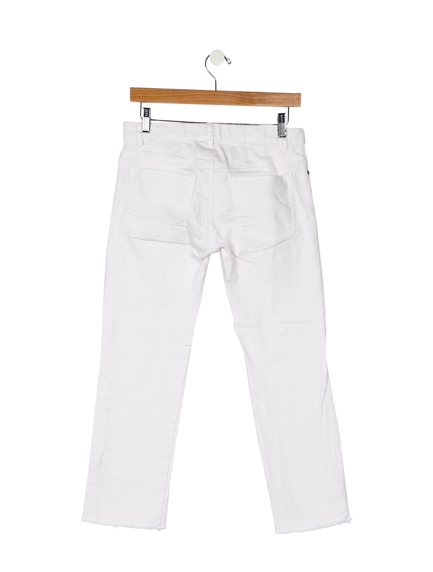 Nili Lotan Mid-Rise Straight Leg Jeans