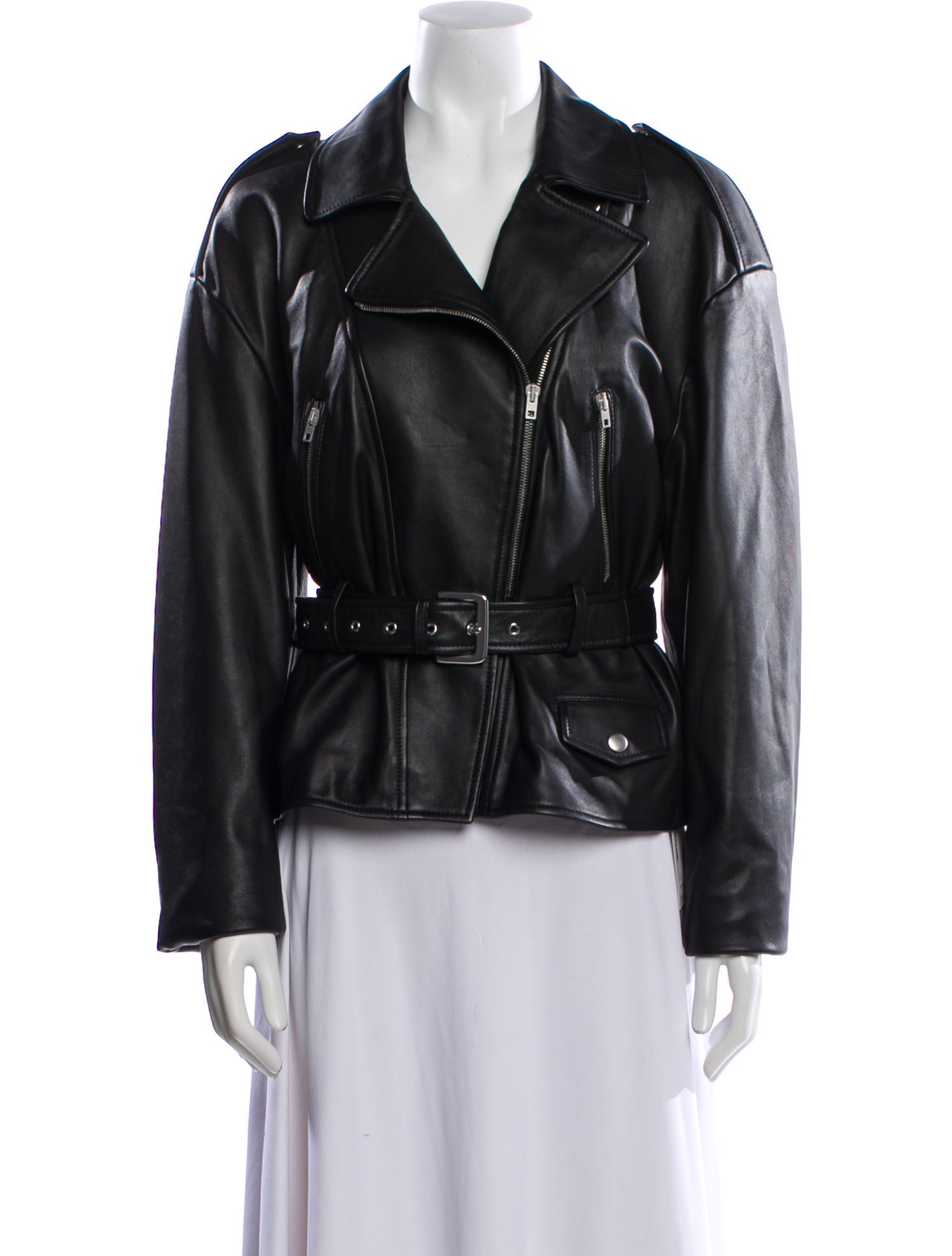 Nili Lotan Leather Biker Jacket