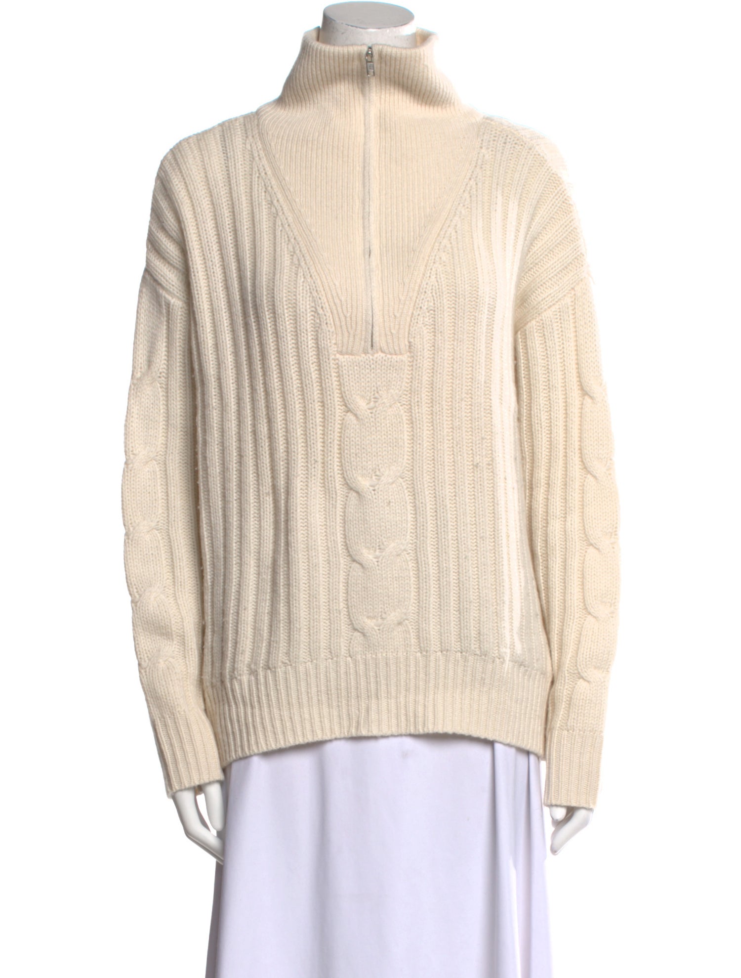 Nili Lotan Cashmere Mock Neck Sweater