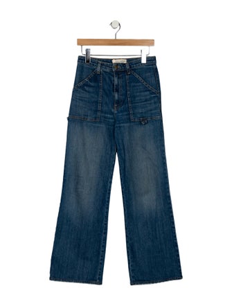 Nili Lotan High-Rise Wide Leg Jeans