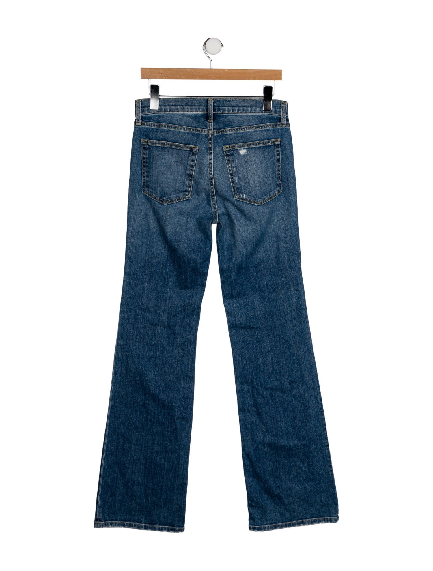 Nili Lotan Mid-Rise Wide Leg Jeans