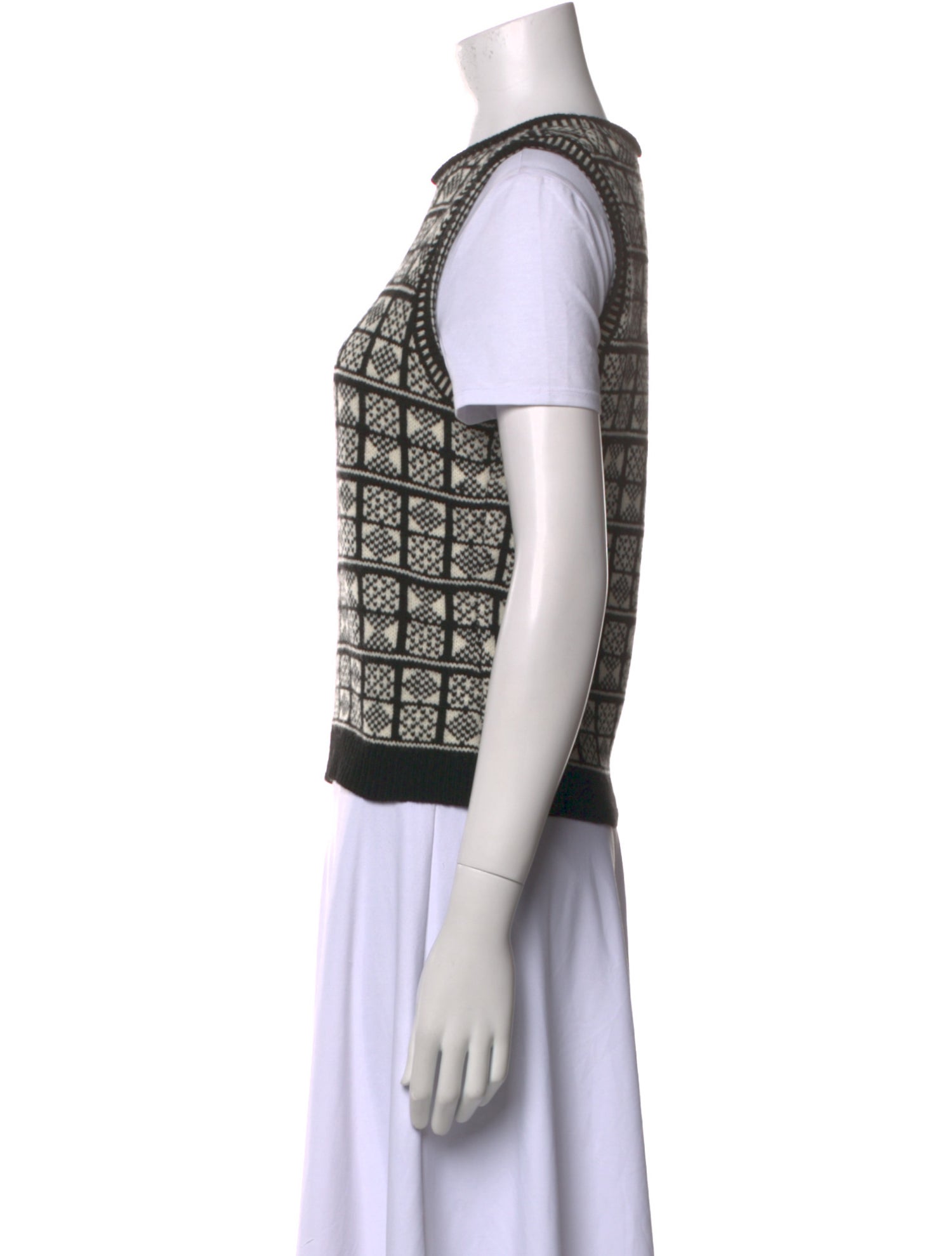 Nili Lotan Wool Printed Sweater