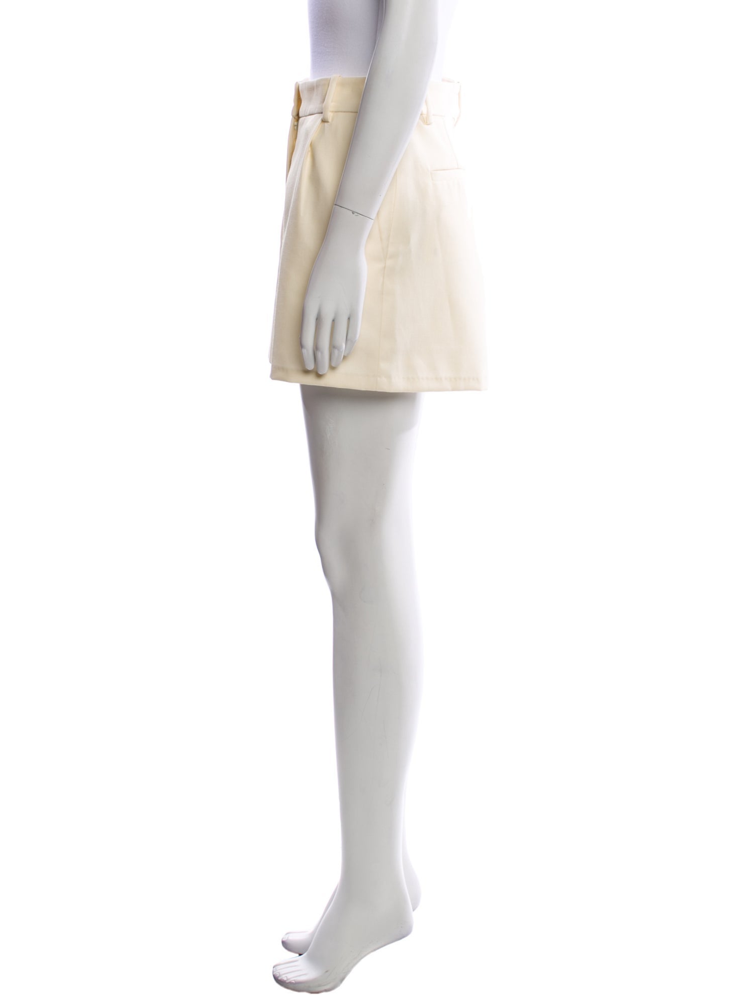 Nili Lotan Virgin Wool Mini Shorts