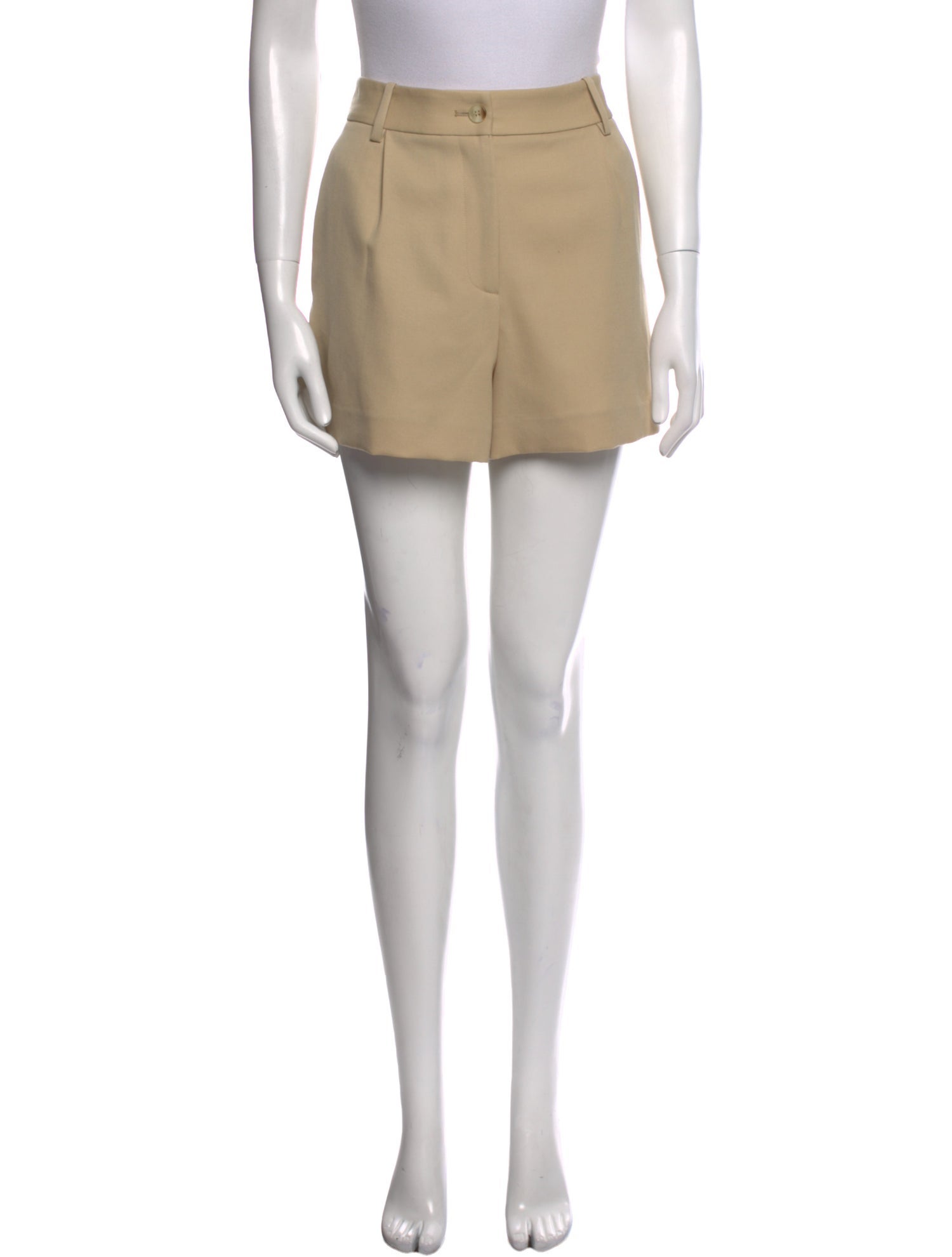 Nili Lotan Virgin Wool Mini Shorts