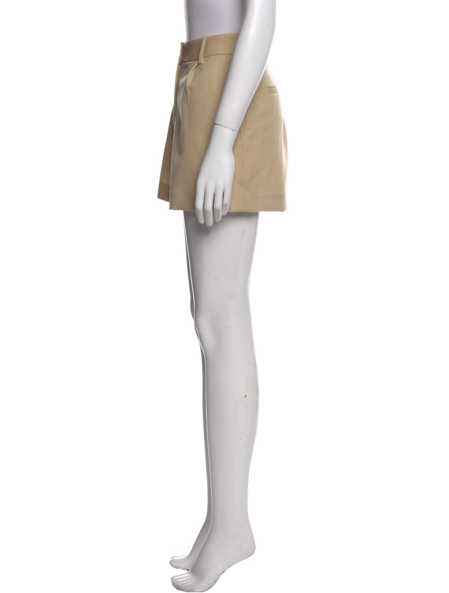 Nili Lotan Virgin Wool Mini Shorts