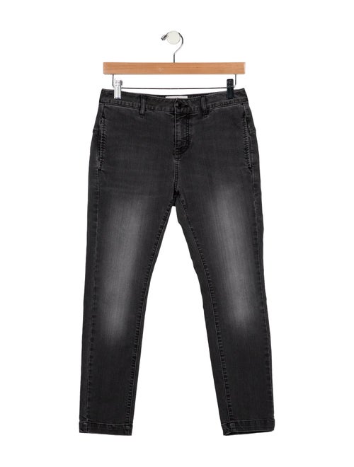 Nili Lotan Mid-Rise Straight Leg Jeans