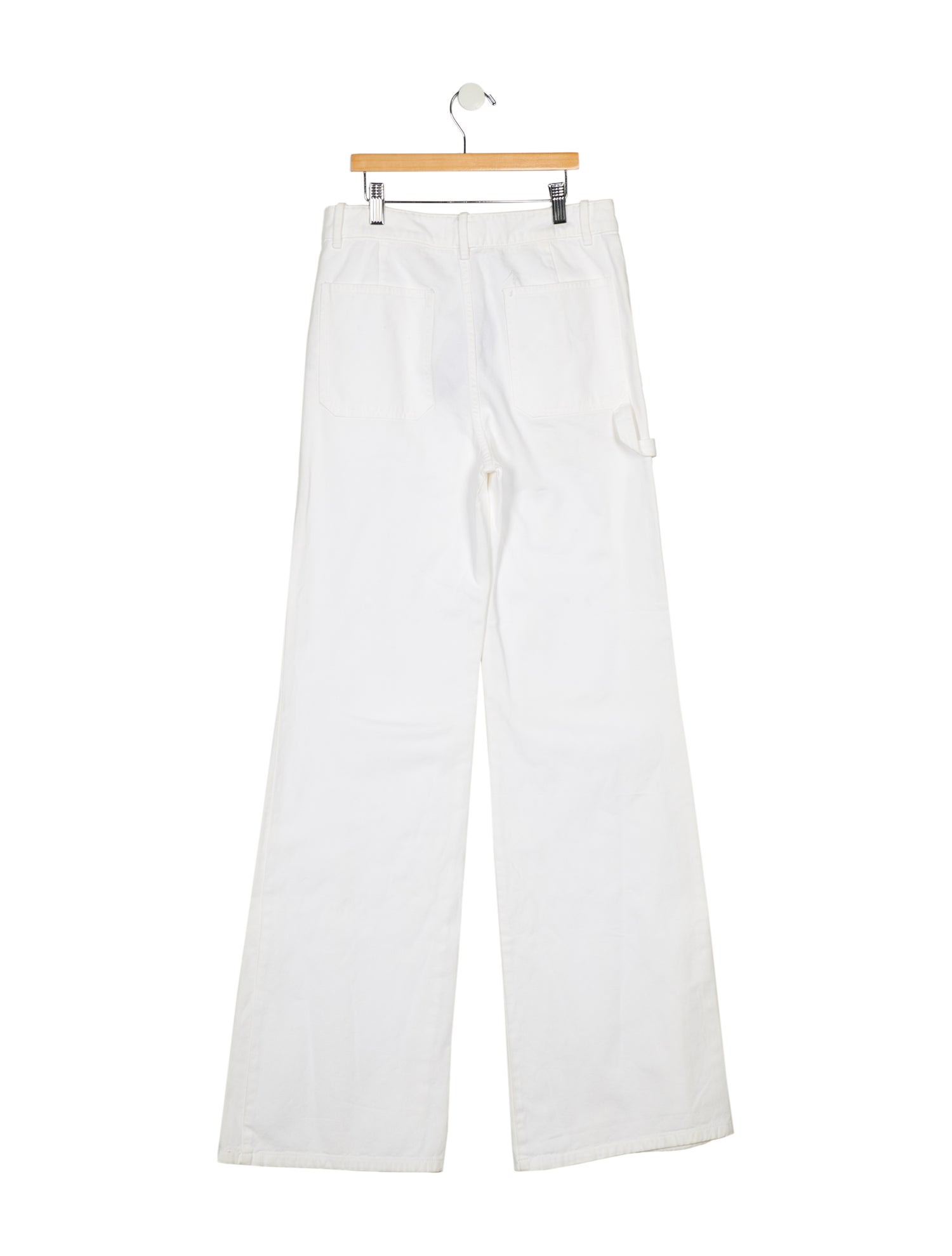 Nili Lotan Mid-Rise Wide Leg Jeans