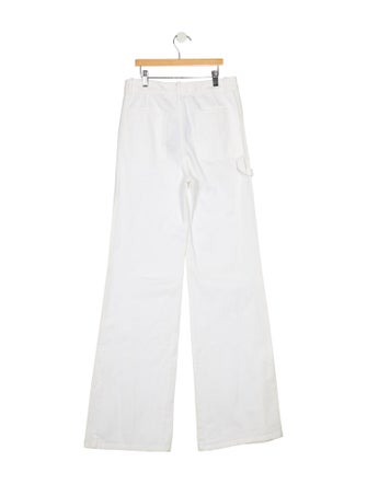 Nili Lotan Mid-Rise Wide Leg Jeans