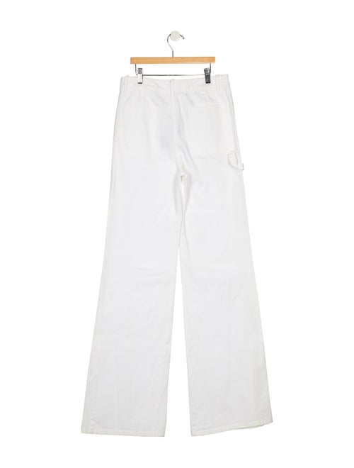 Nili Lotan Mid-Rise Wide Leg Jeans