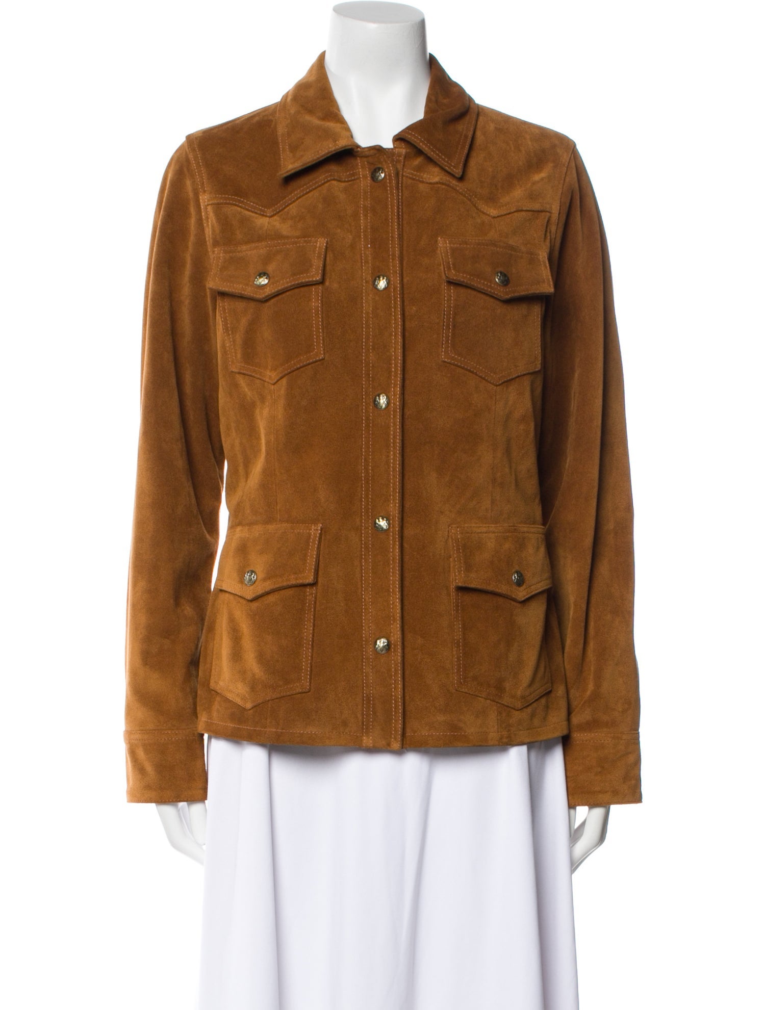 Nili Lotan Suede Utility Jacket