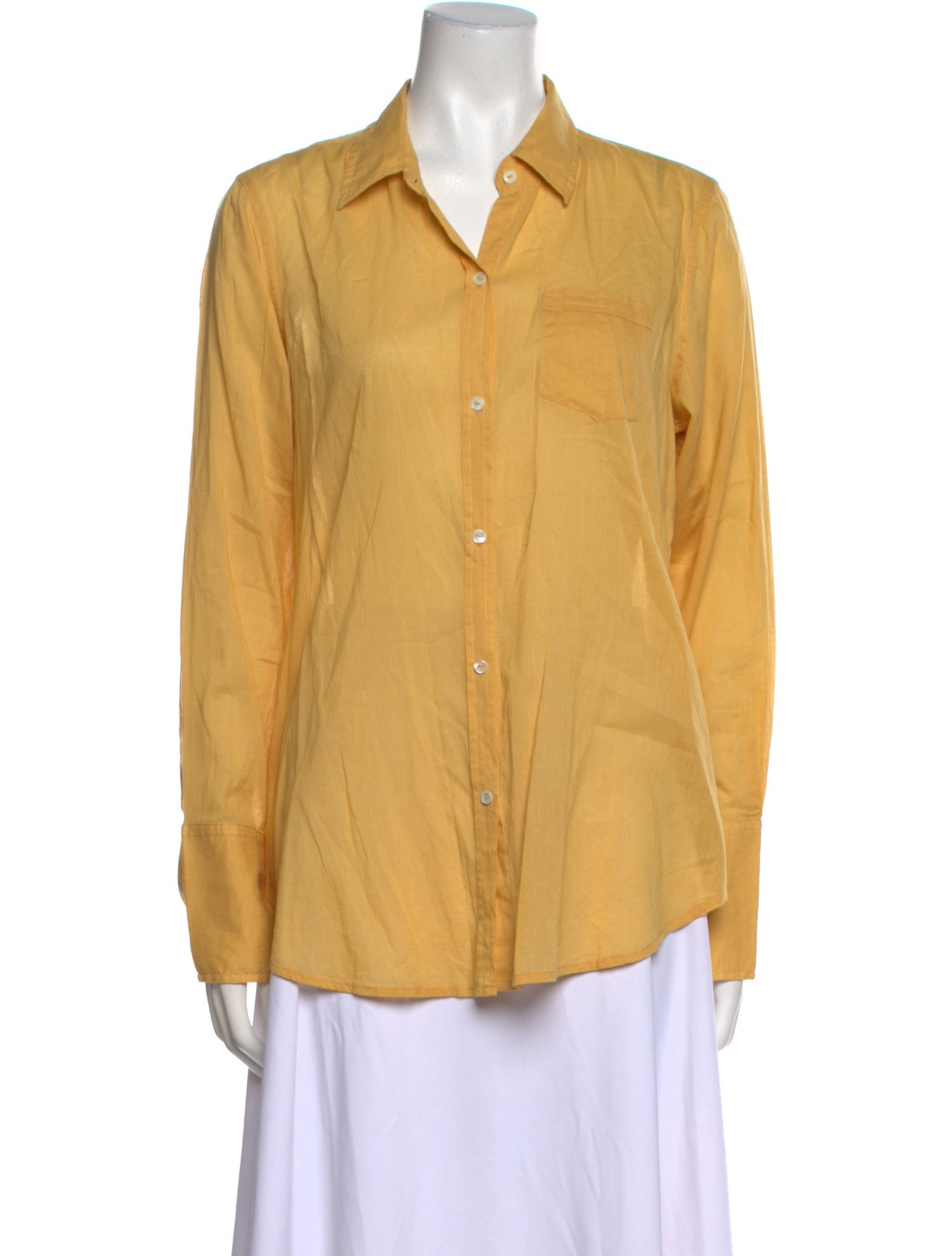 Nili Lotan Long Sleeve Button-Up Top