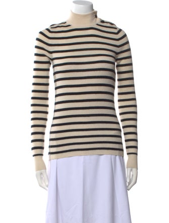 Nili Lotan Wool Striped Sweater