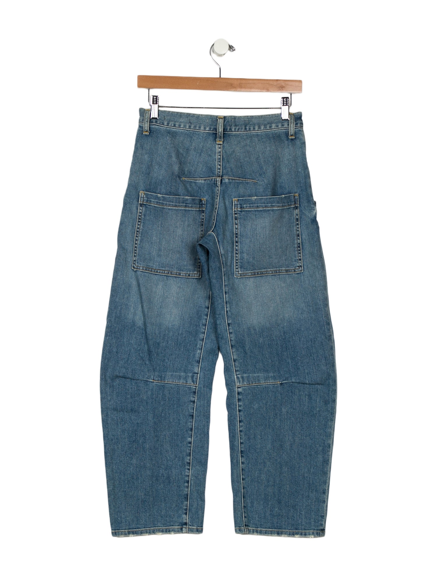 Nili Lotan Mid-Rise Wide Leg Jeans