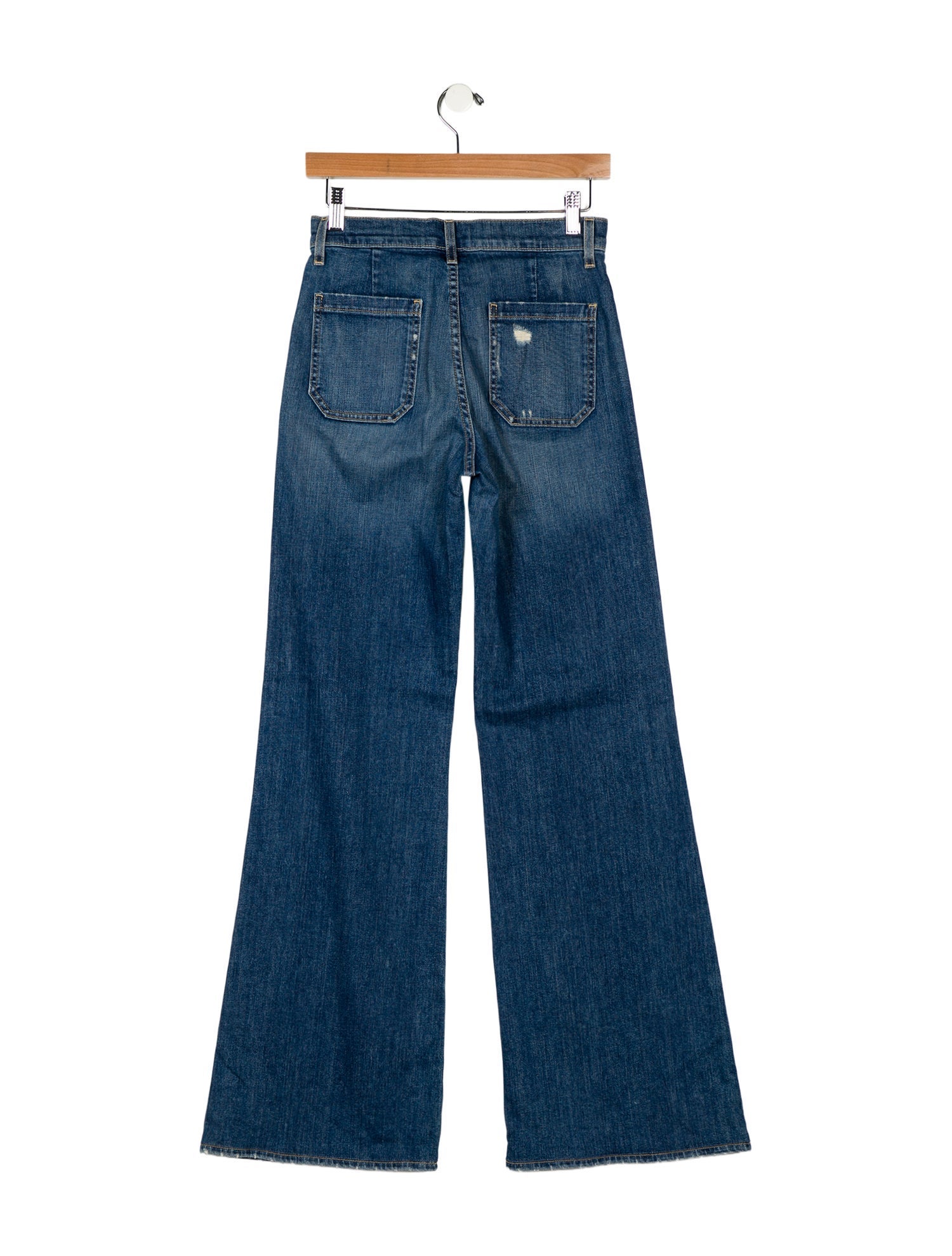 Nili Lotan Mid-Rise Wide Leg Jeans