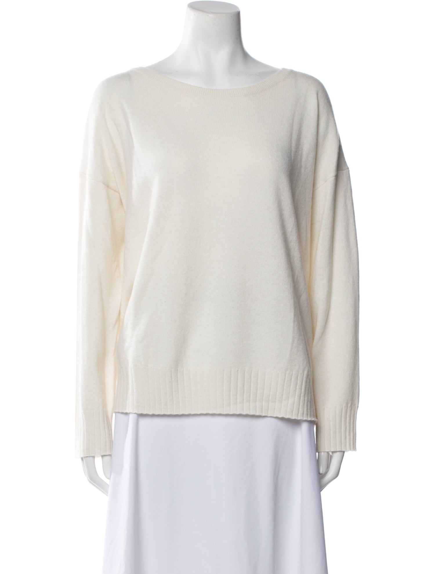 Nili Lotan Cashmere Bateau Neckline Sweater