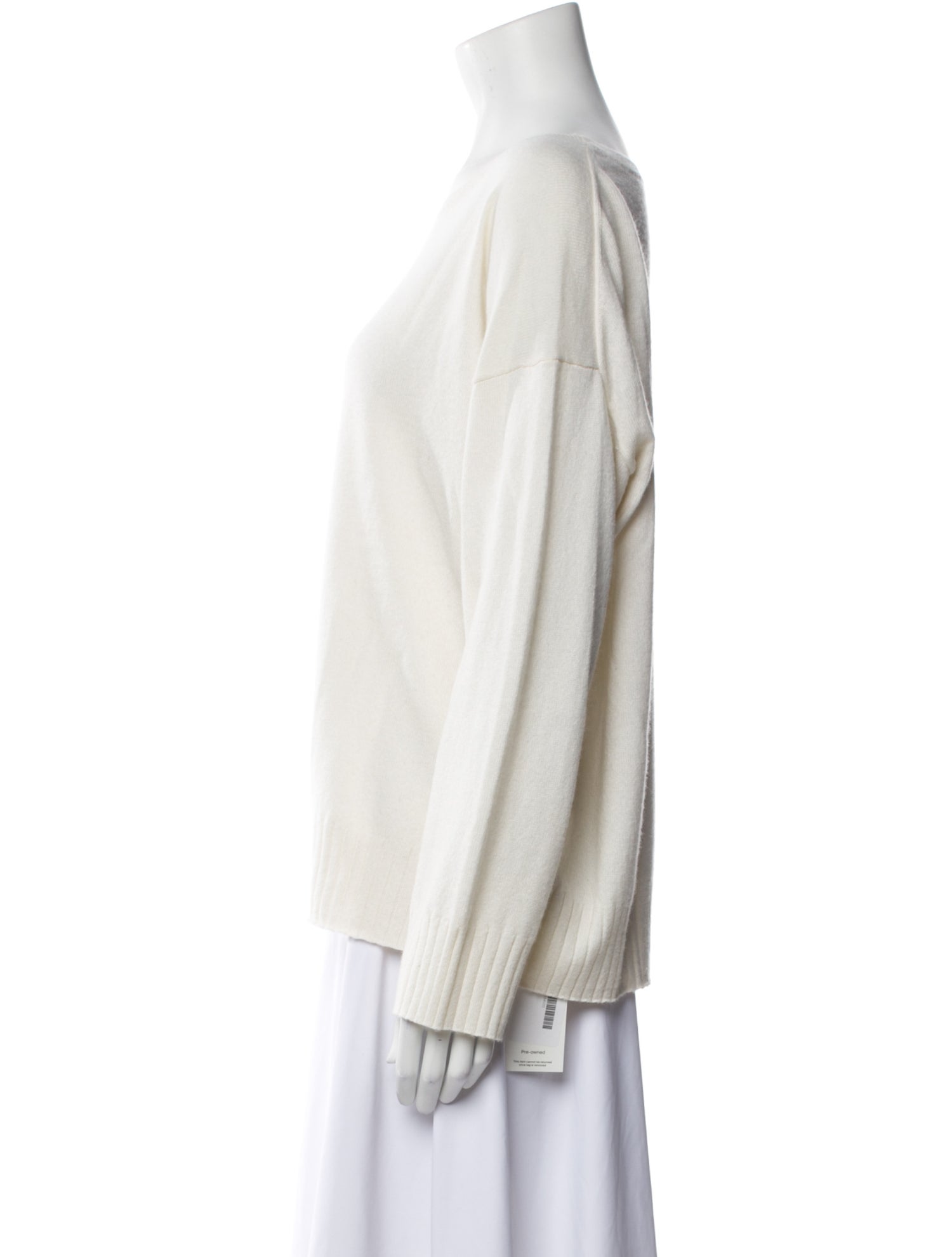 Nili Lotan Cashmere Bateau Neckline Sweater