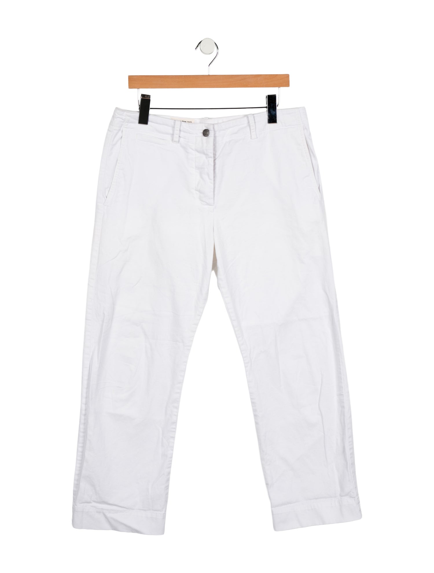 Nili Lotan Mid-Rise Straight Leg Jeans