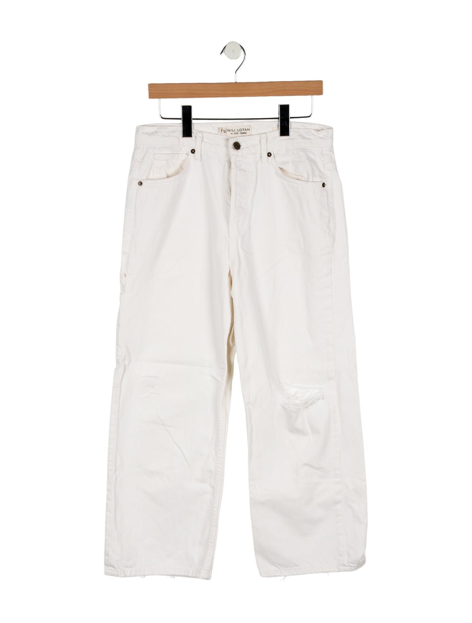 Nili Lotan High-Rise Wide Leg Jeans