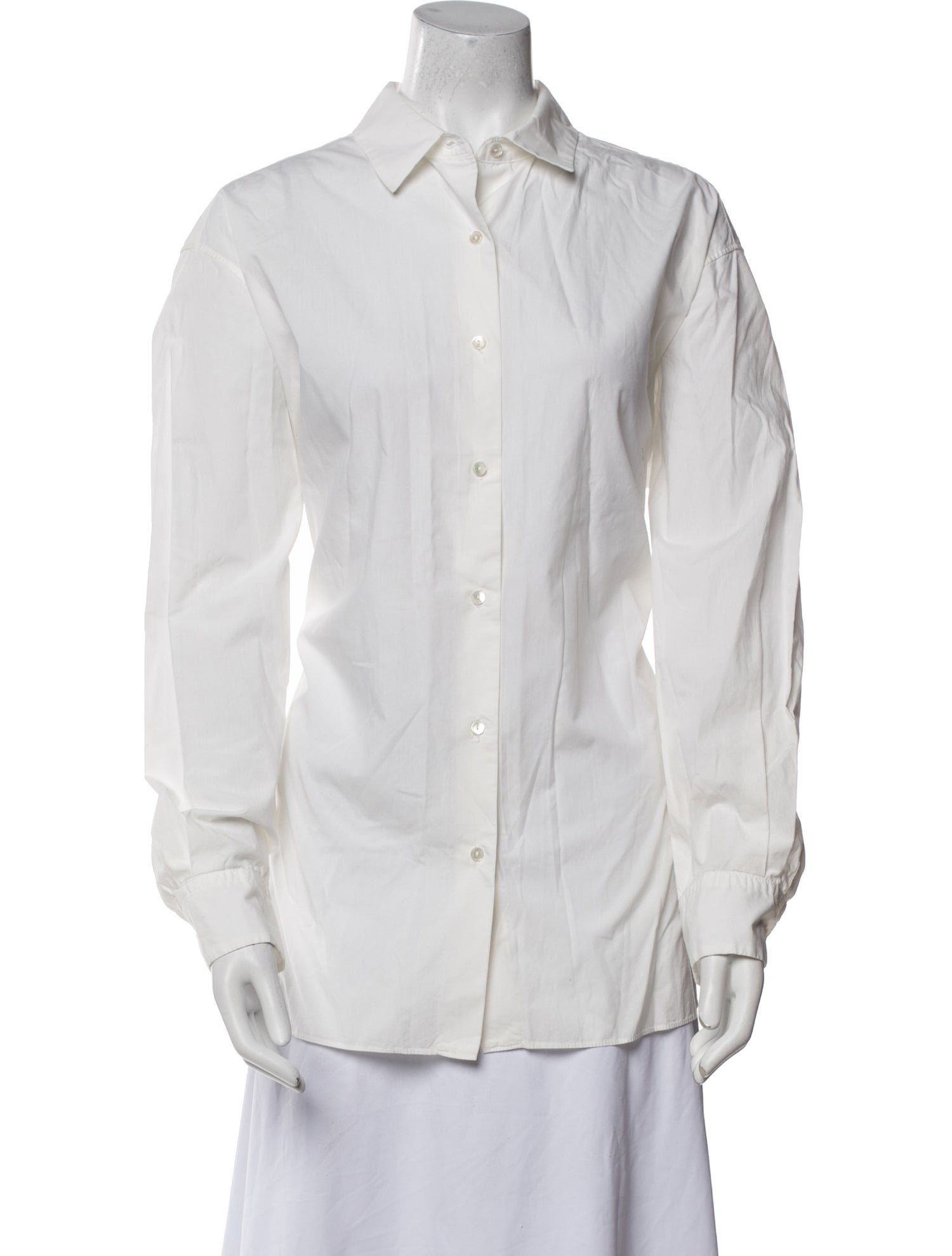 Nili Lotan Long Sleeve Button-Up Top