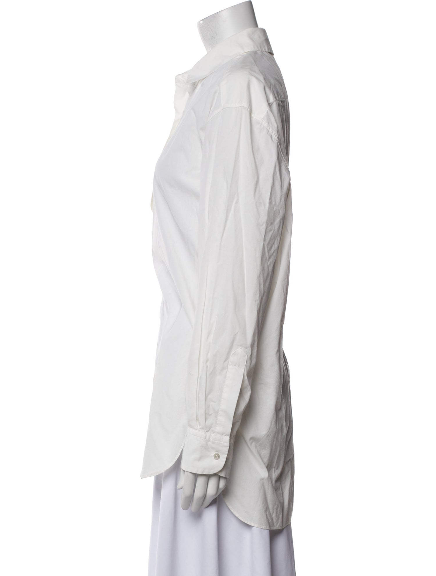 Nili Lotan Long Sleeve Button-Up Top