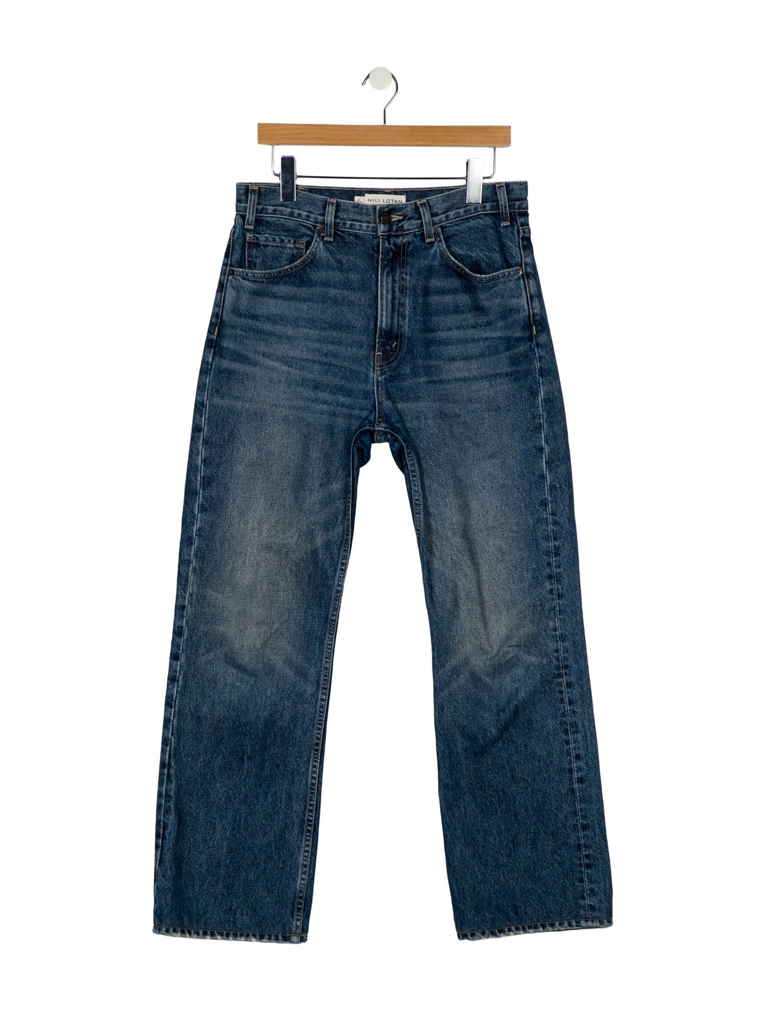 Nili Lotan High-Rise Wide Leg Jeans