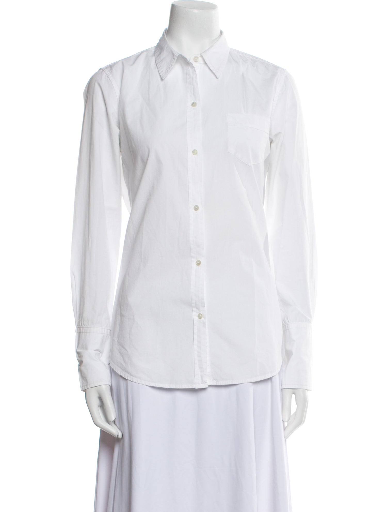Nili Lotan Long Sleeve Button-Up Top