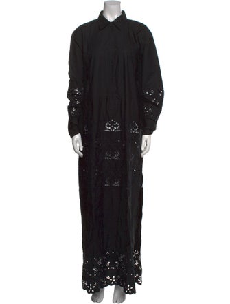 Nili Lotan Printed Long Dress