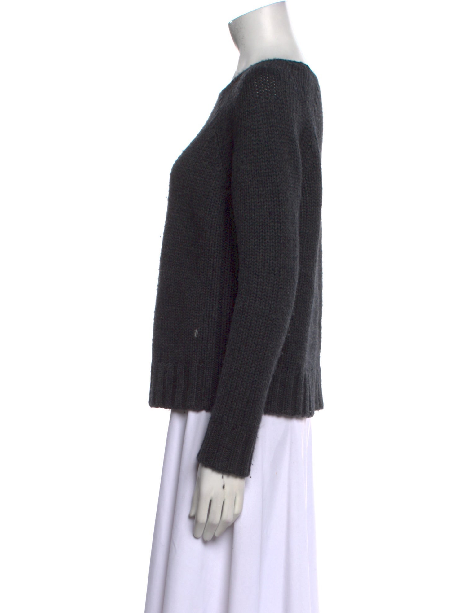 Nili Lotan Wool Scoop Neck Sweater