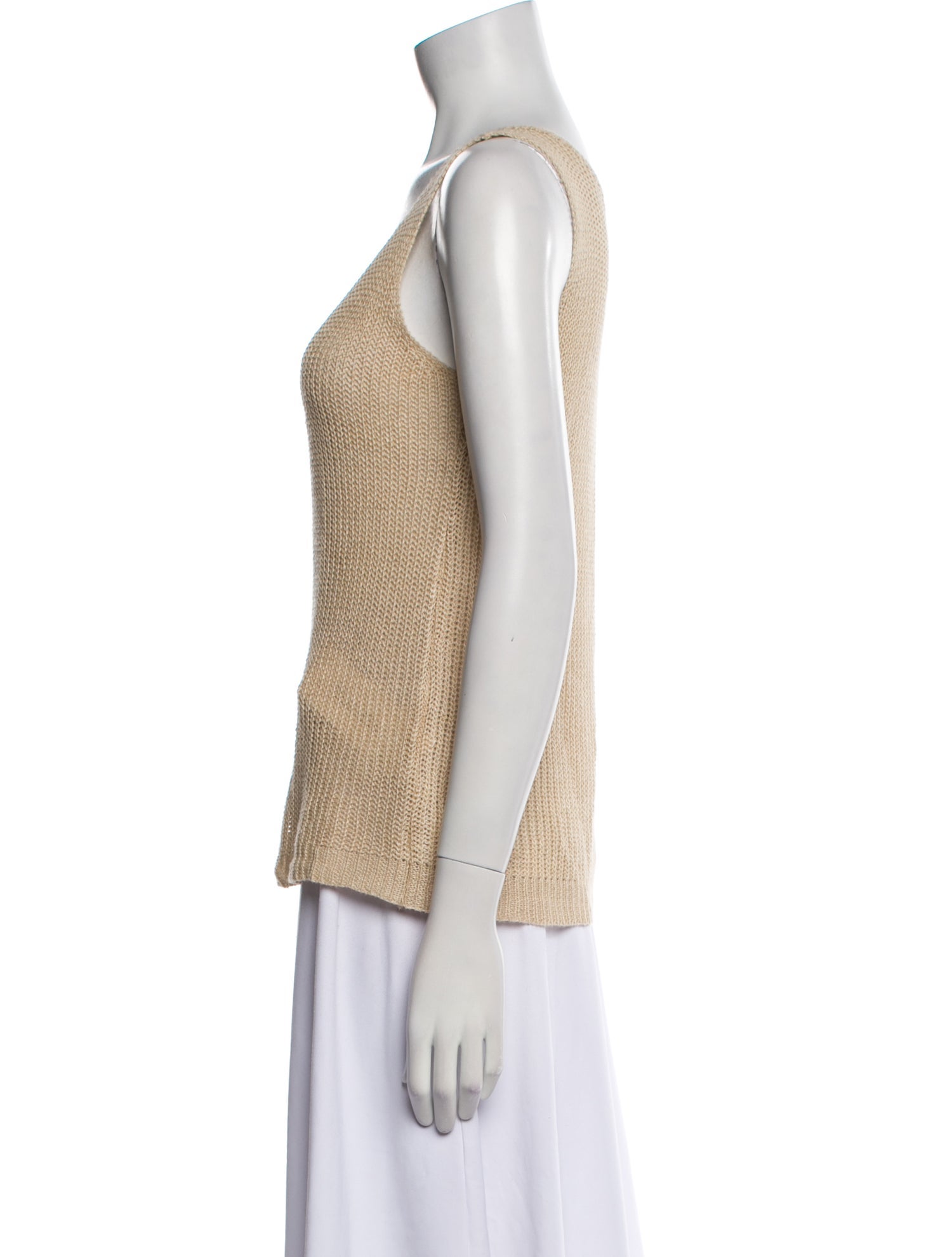 Nili Lotan Linen V-Neck Top