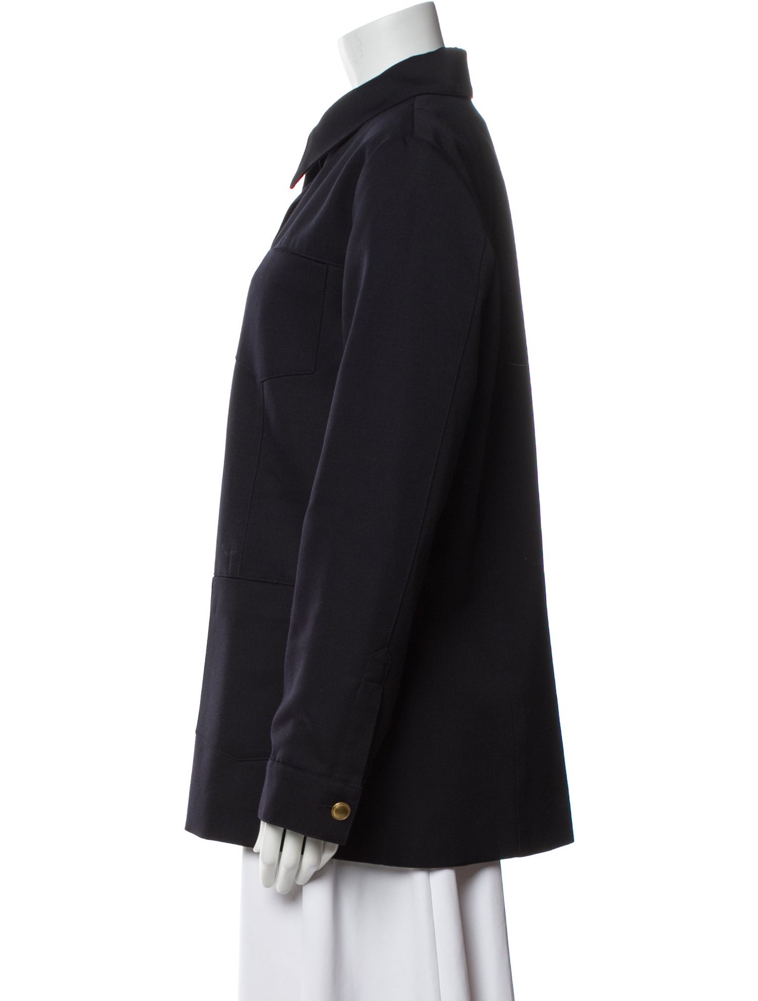 Nili Lotan Virgin Wool Peacoat