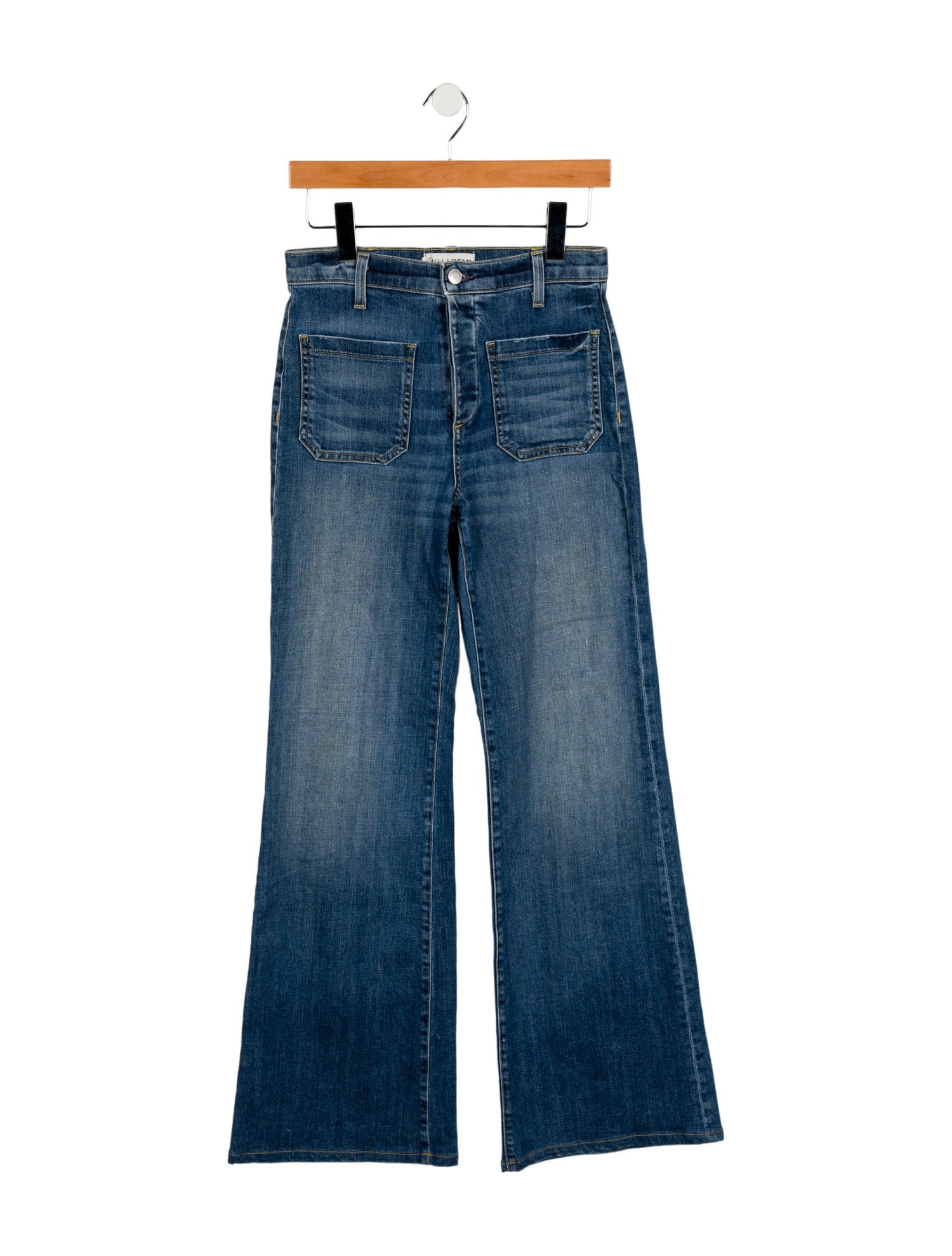 Nili Lotan High-Rise Wide Leg Jeans