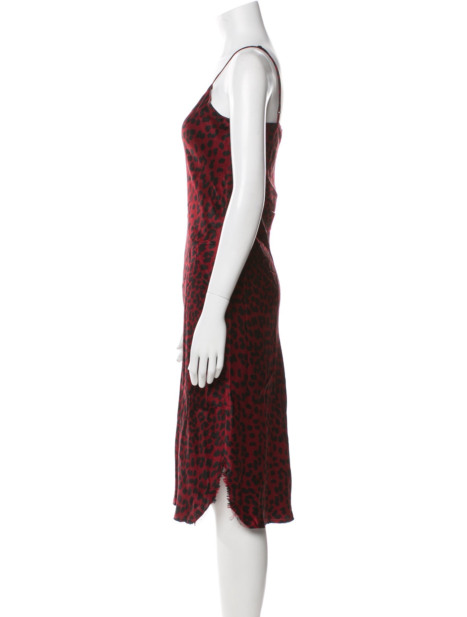 Nili Lotan Silk Midi Length Dress