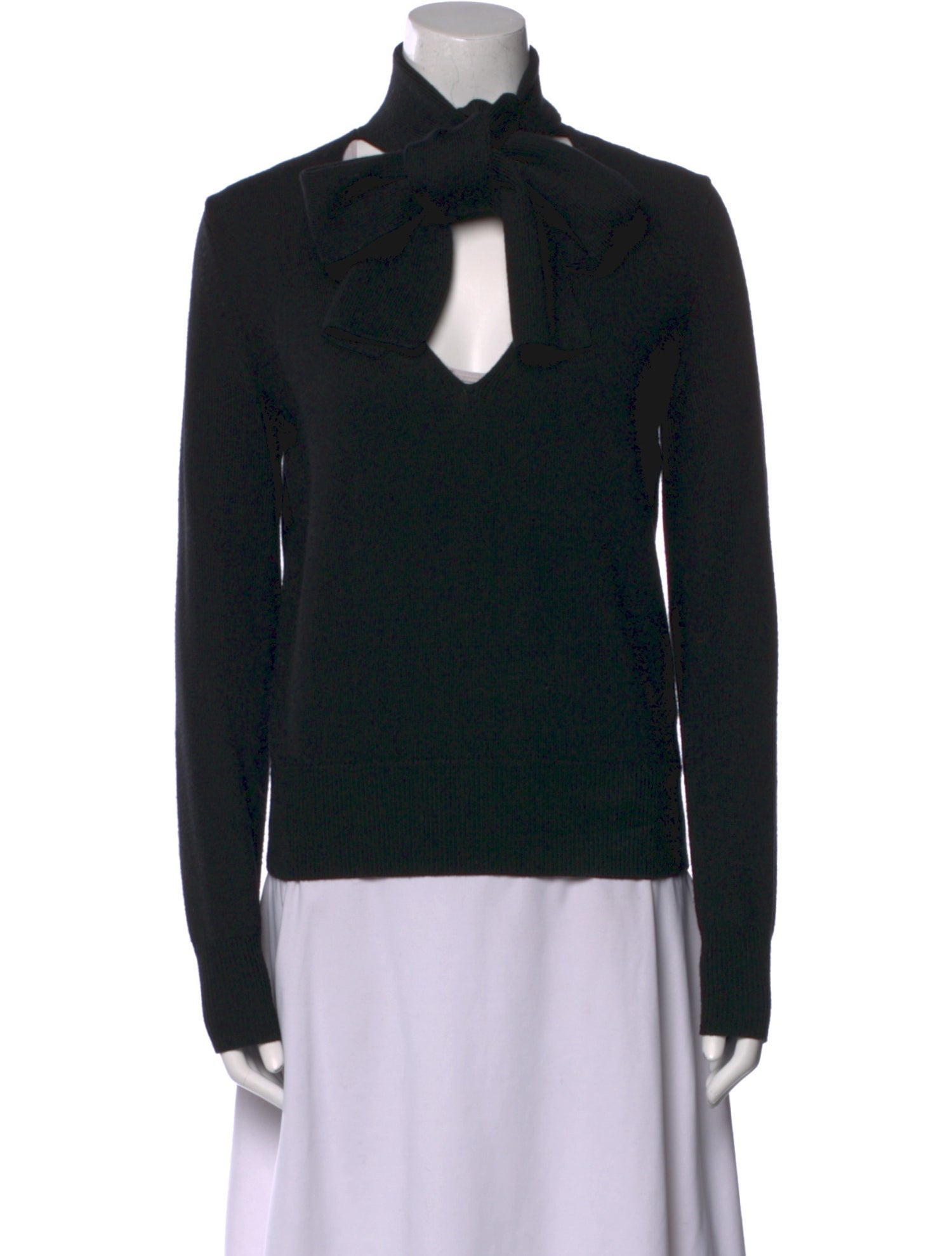 Nili Lotan Virgin Wool Mock Neck Sweater
