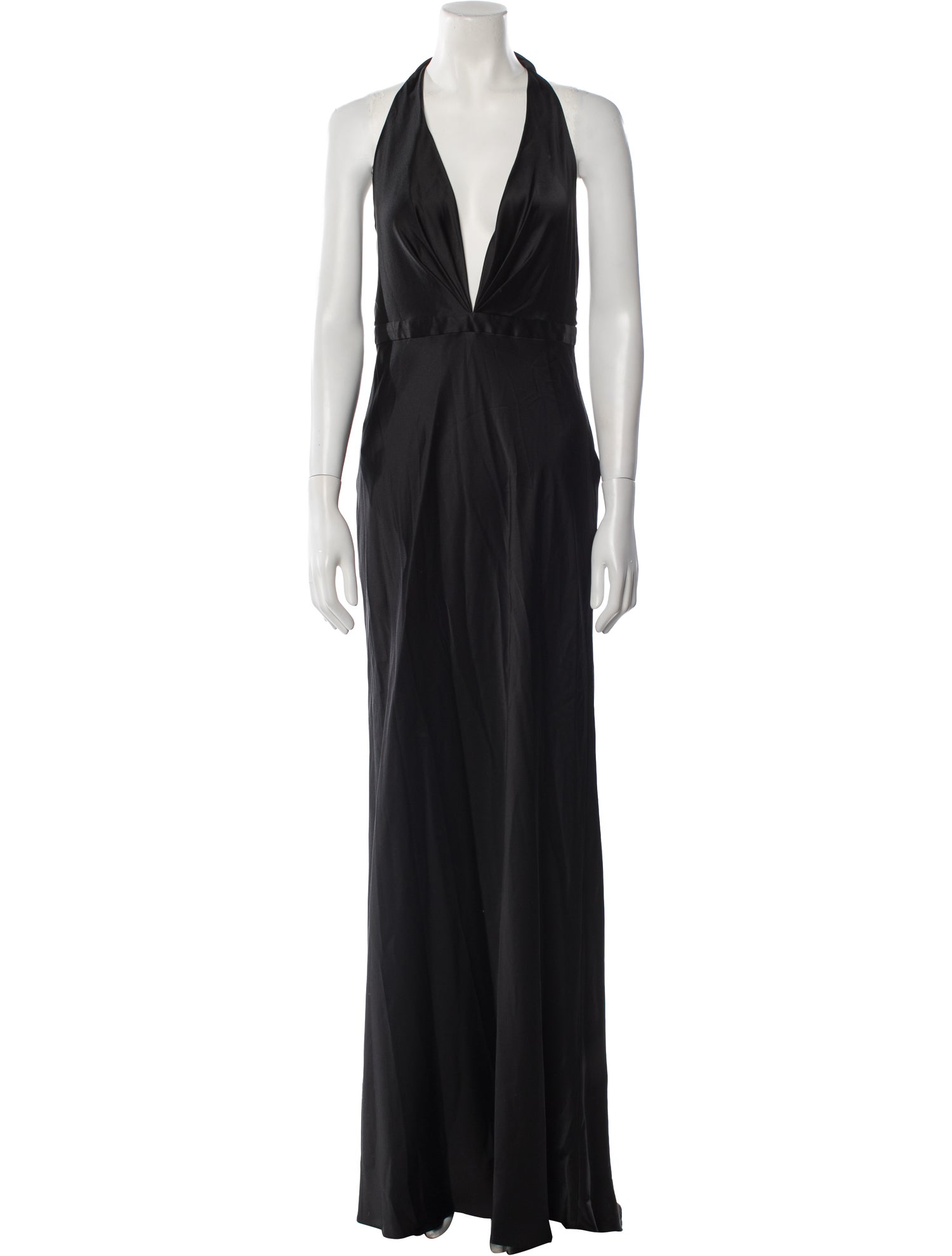 Nili Lotan Halterneck Long Dress