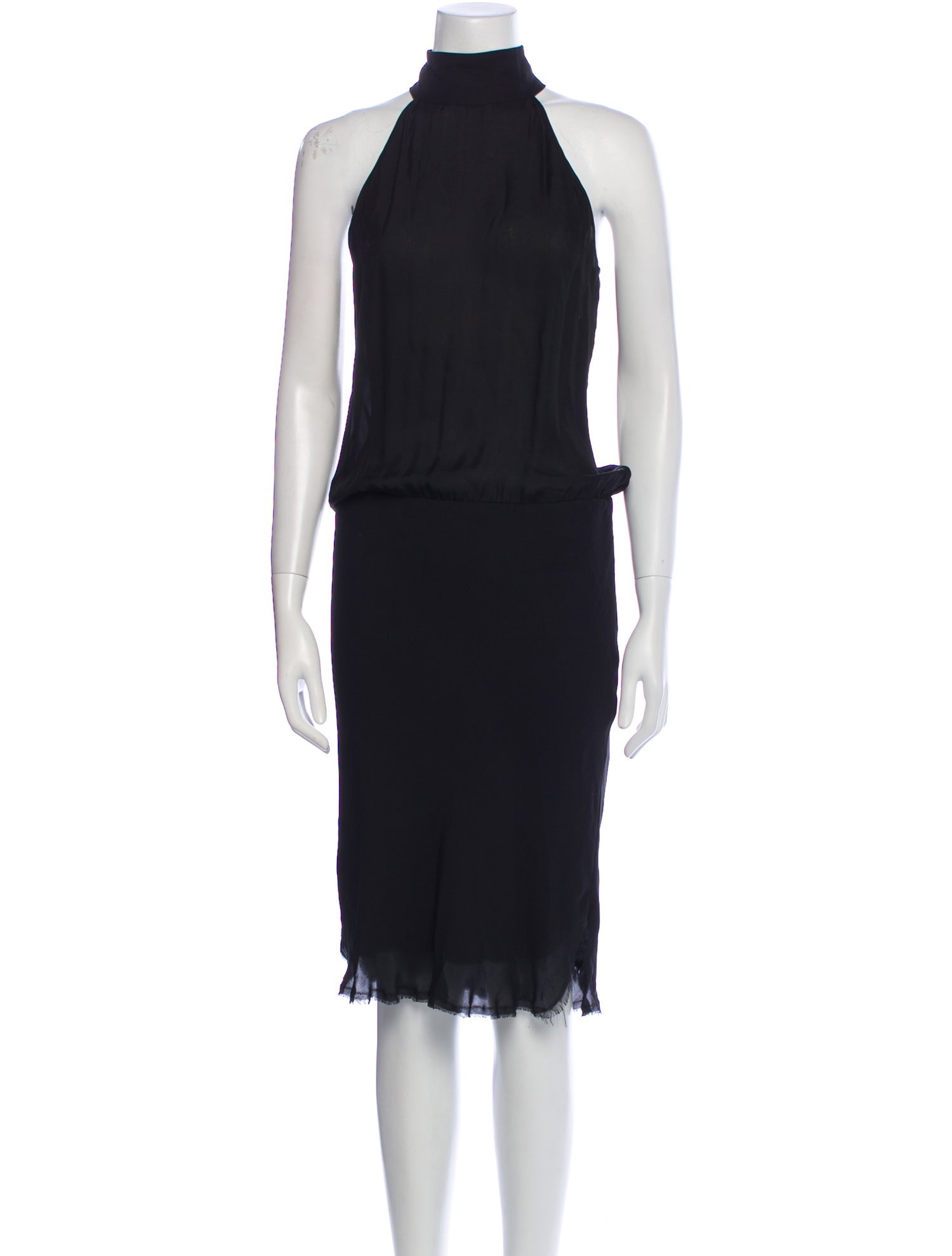 Nili Lotan Silk Midi Length Dress