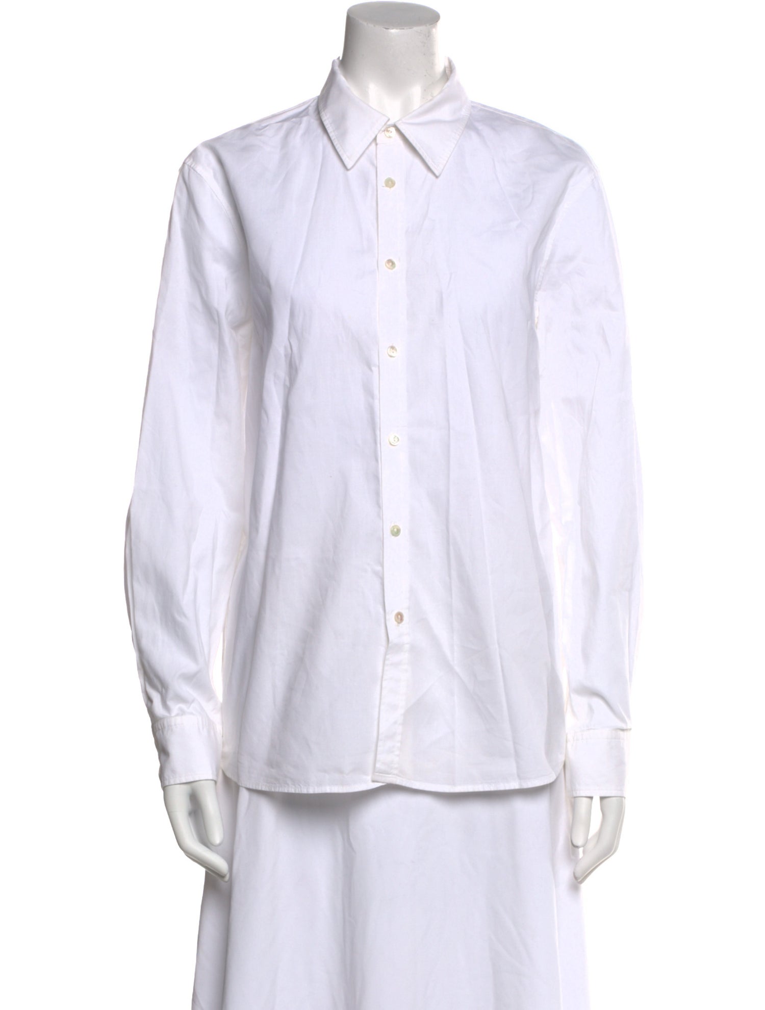 Nili Lotan Long Sleeve Button-Up Top