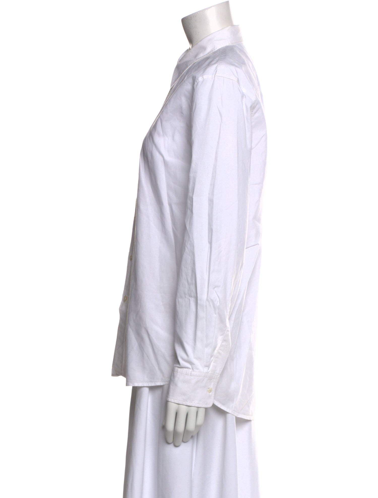 Nili Lotan Long Sleeve Button-Up Top